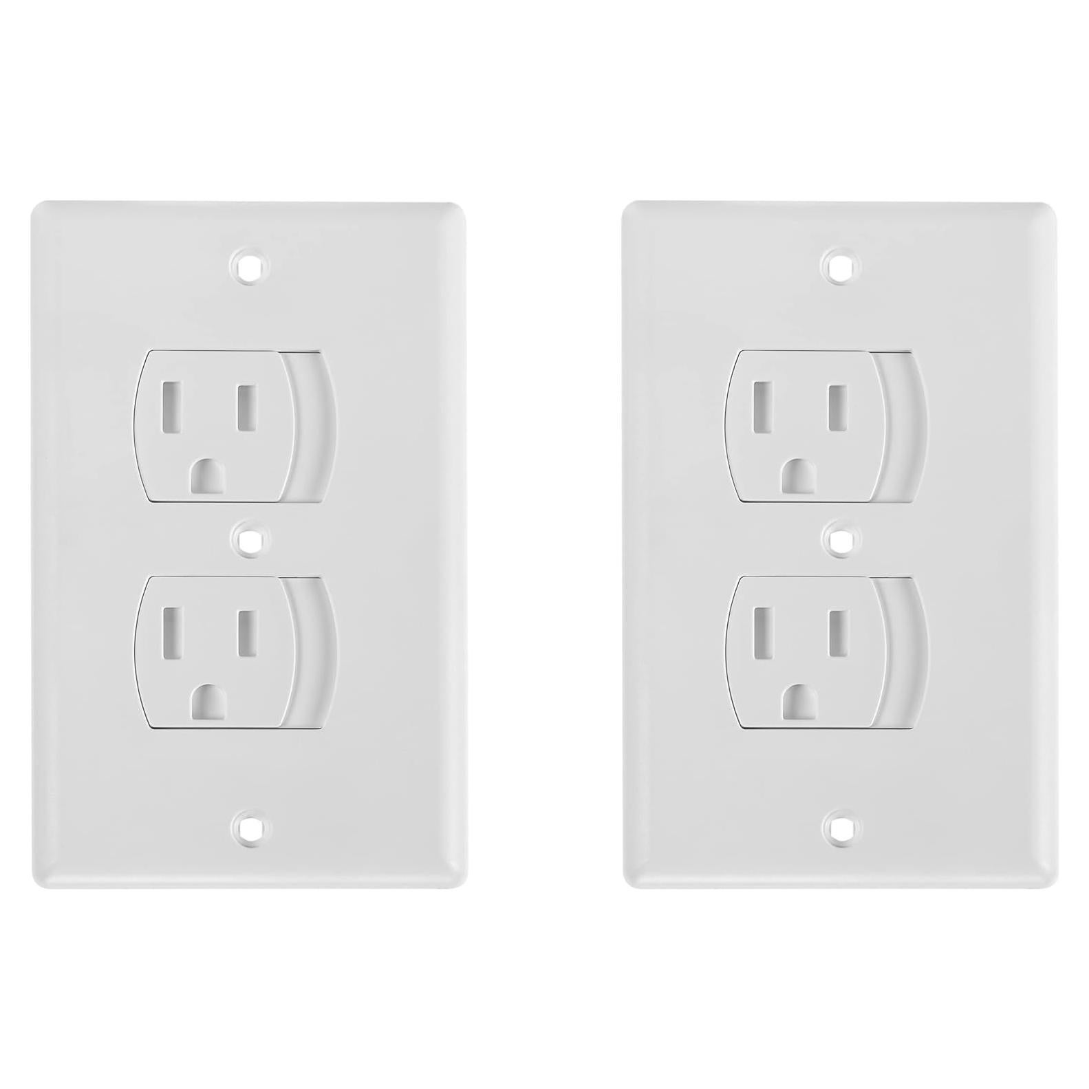 Cubiertas de Enchufe de Cierre Automático Bates 2 Piezas Seguridad Infantil