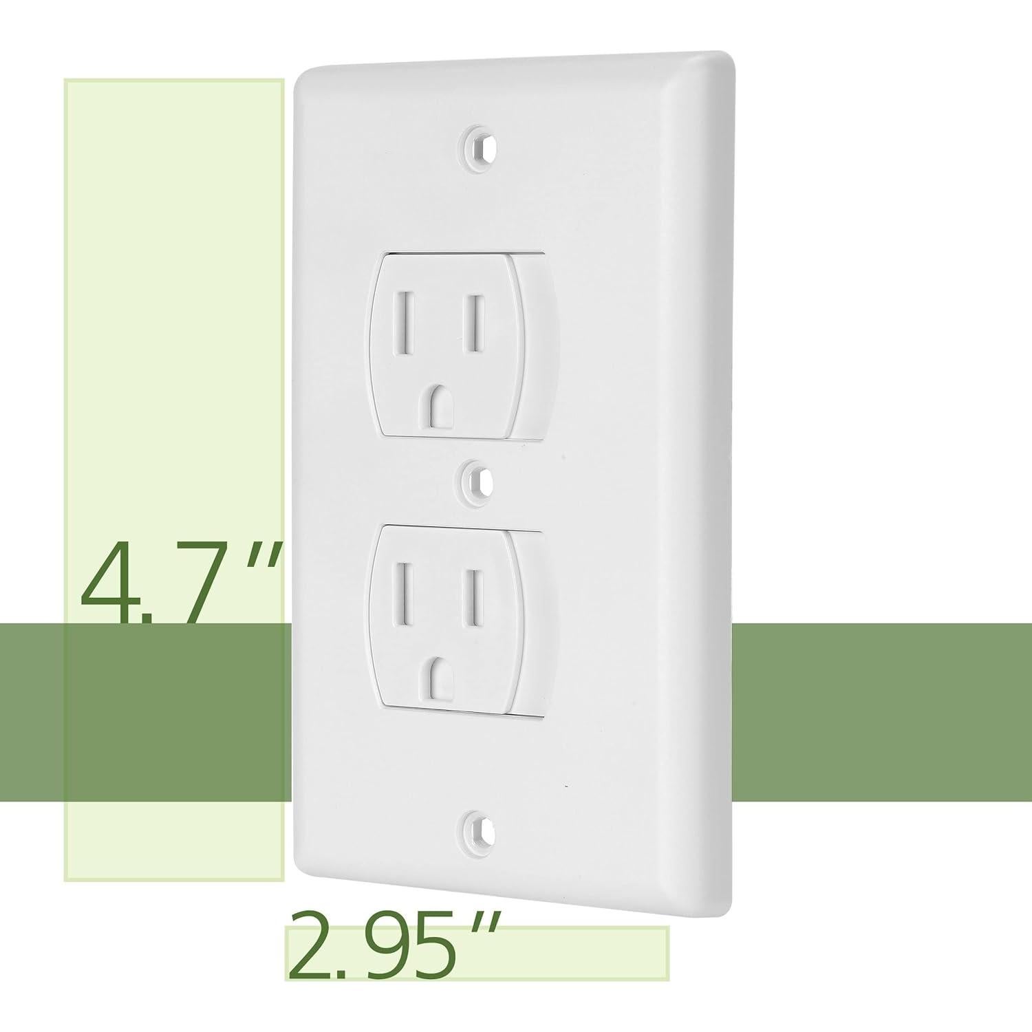 Cubiertas de Enchufe de Cierre Automático Bates 2 Piezas Seguridad Infantil