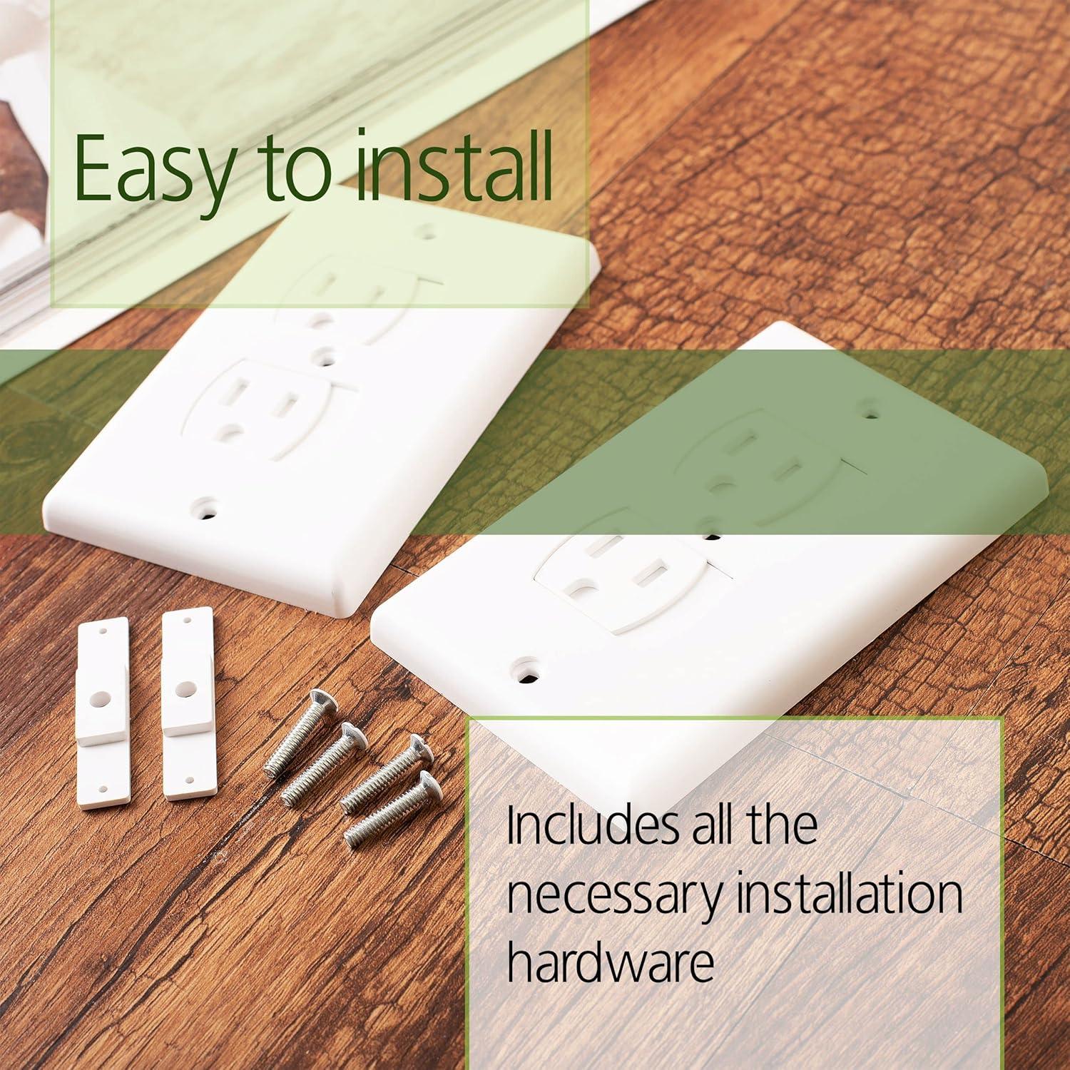 Cubiertas de Enchufe de Cierre Automático Bates 2 Piezas Seguridad Infantil