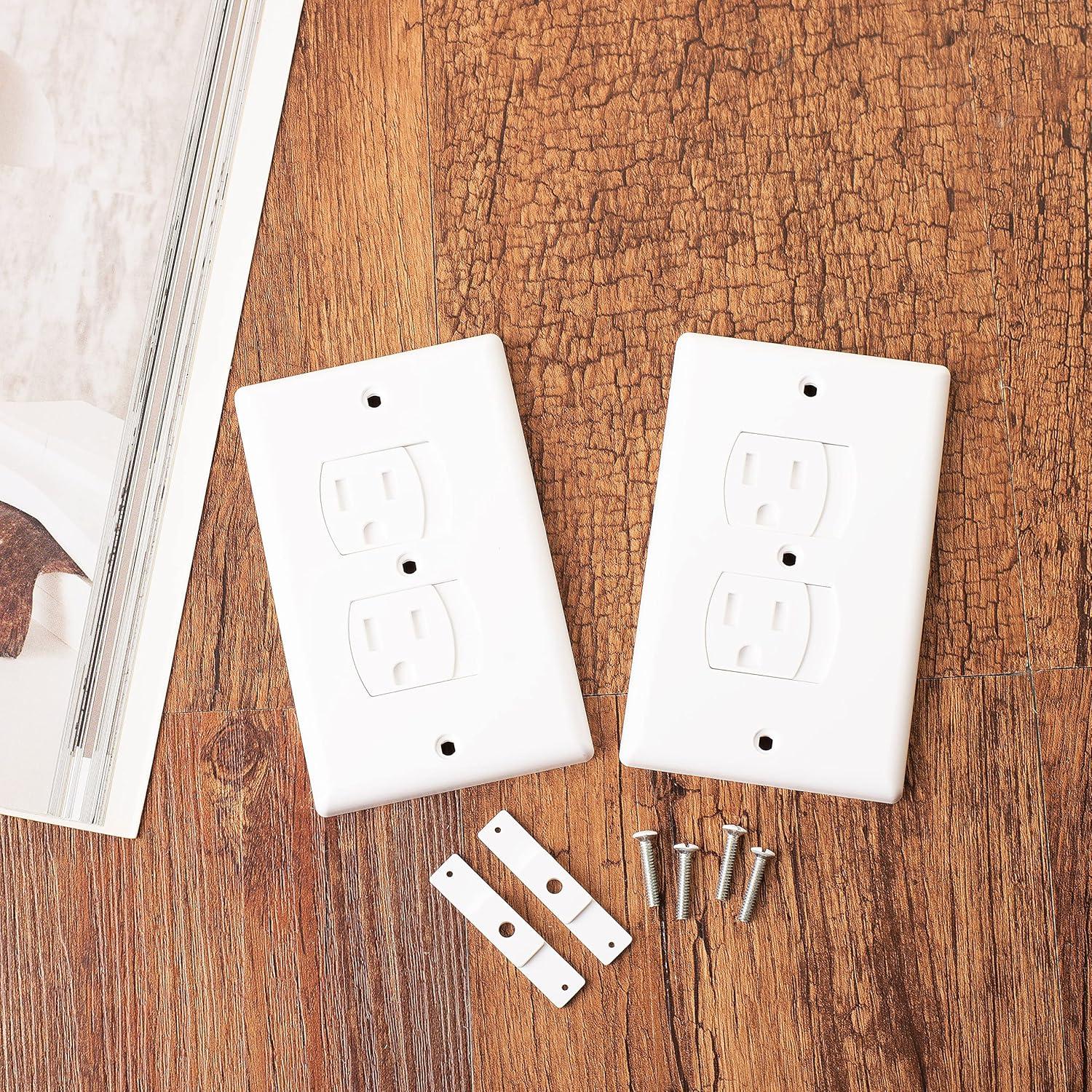 Cubiertas de Enchufe de Cierre Automático Bates 2 Piezas Seguridad Infantil