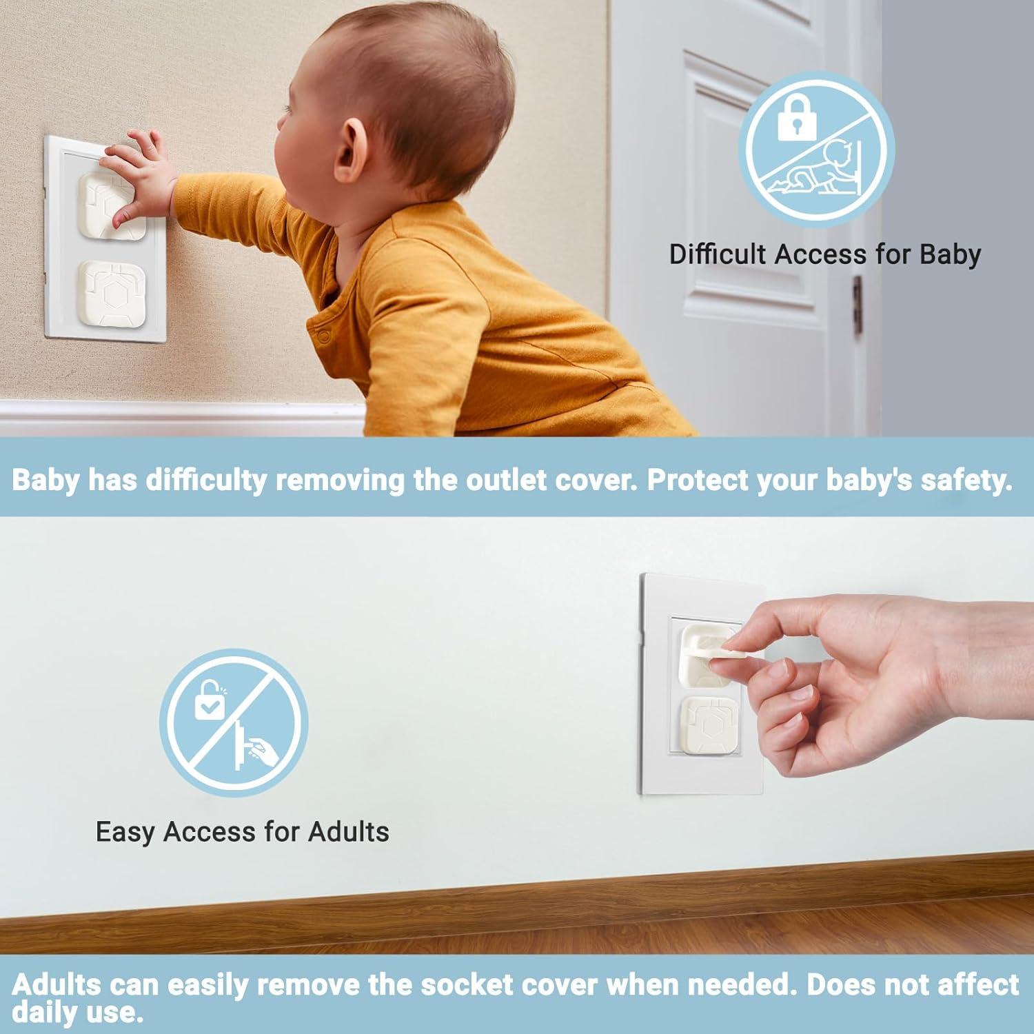 Cubiertas de Enchufe para Niños 40 Piezas Clásicas ABS