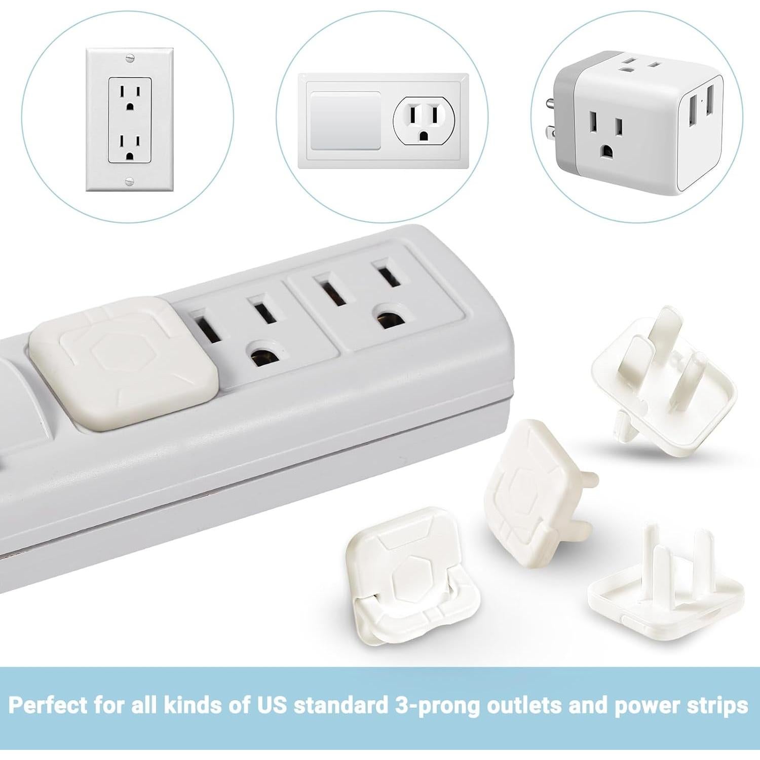 Cubiertas de Enchufe para Niños 40 Piezas Clásicas ABS