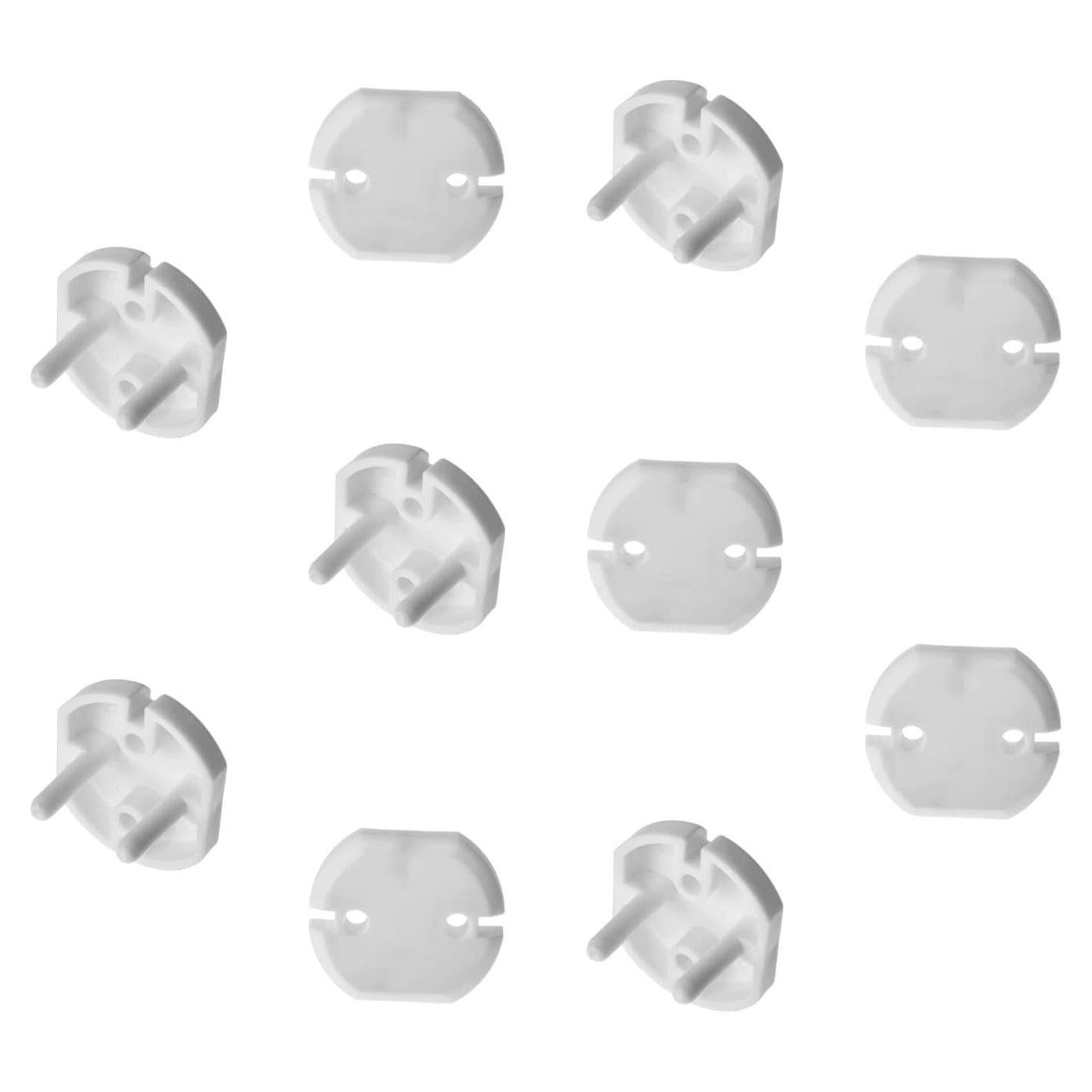 Cubiertas de Enchufes Fielect 10 Pcs Blancas a Prueba de Niños