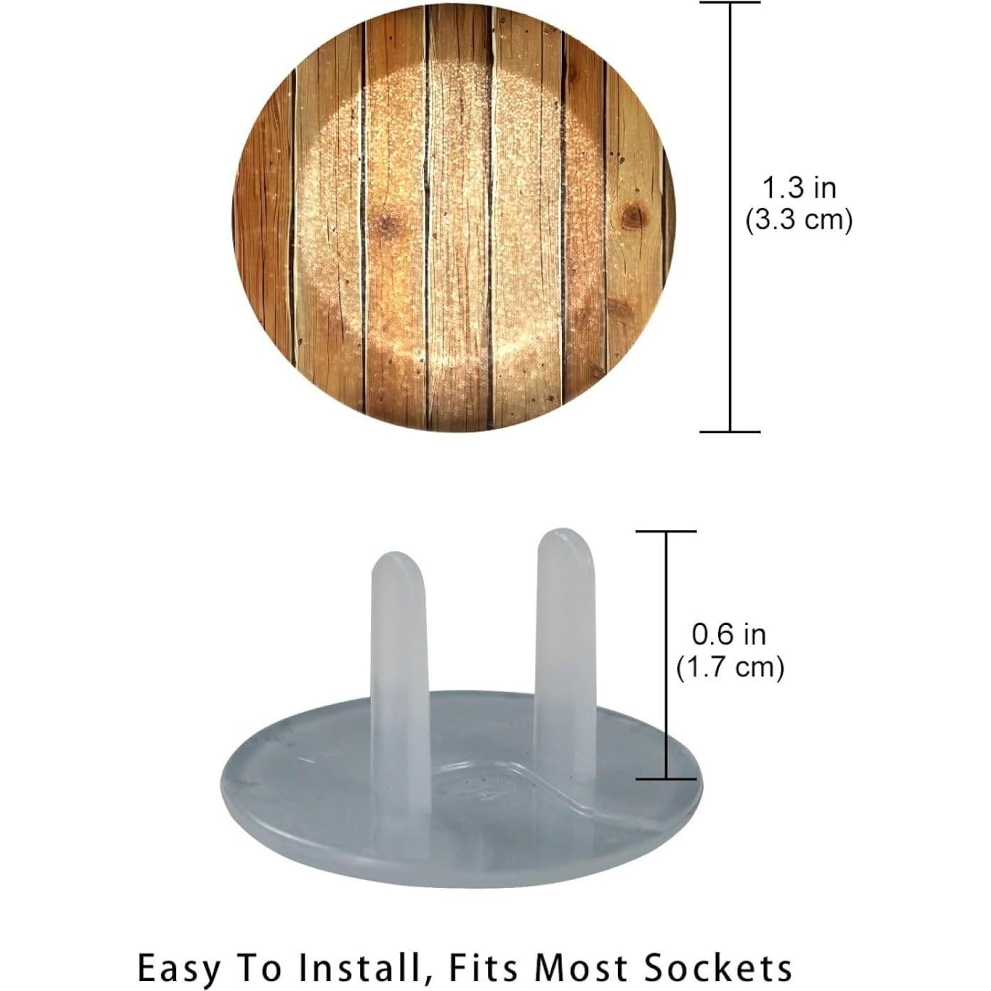 Cubiertas de Enchufe de Seguridad para Bebés - 12 Piezas