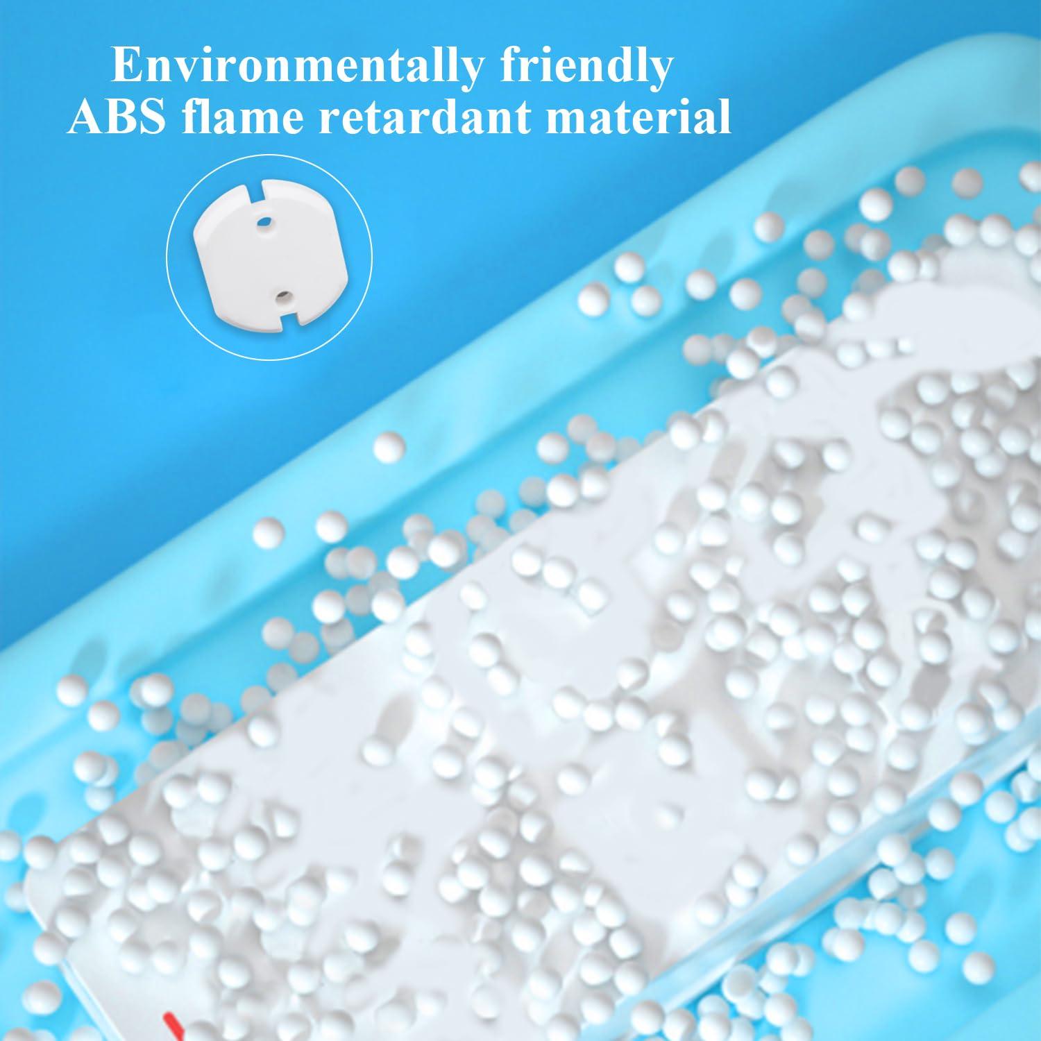 Cubiertas de Enchufes Fielect 30 Pcs Blancas 2-Huecos