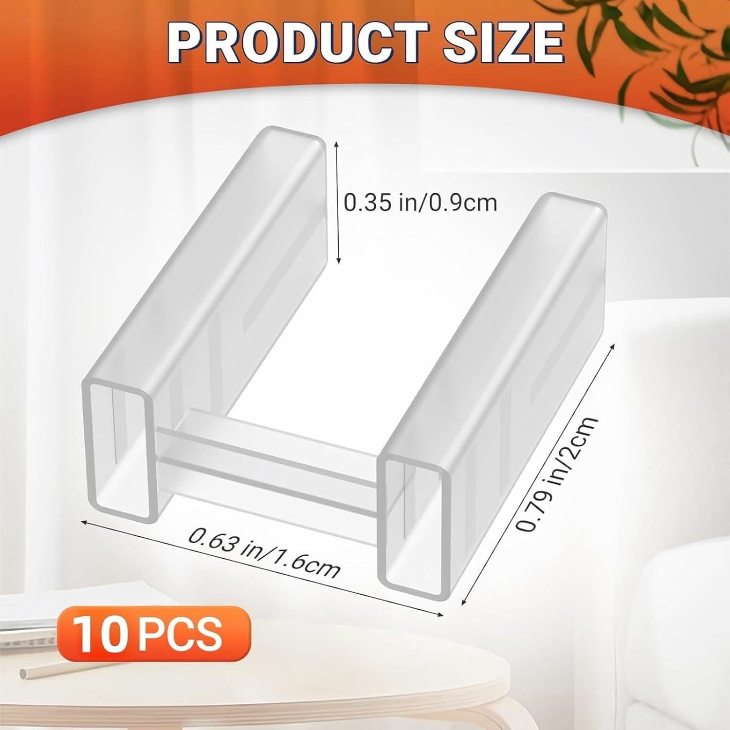 10 Cubiertas de Enchufe de Seguridad RHUISHU 2 Pines Estándar