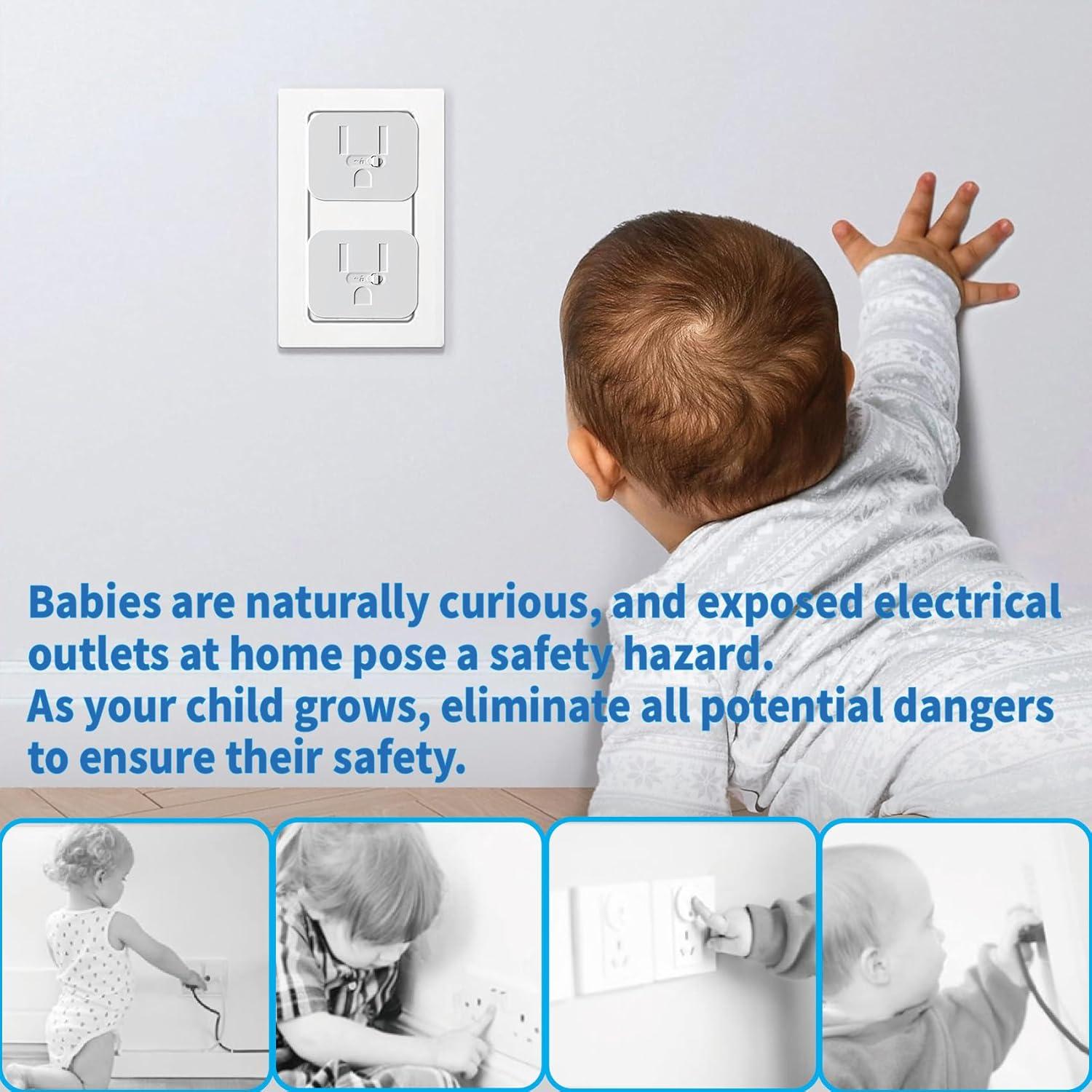 Cubiertas de Enchufes para Bebés 12pcs - Protector Adhesivo Seguro