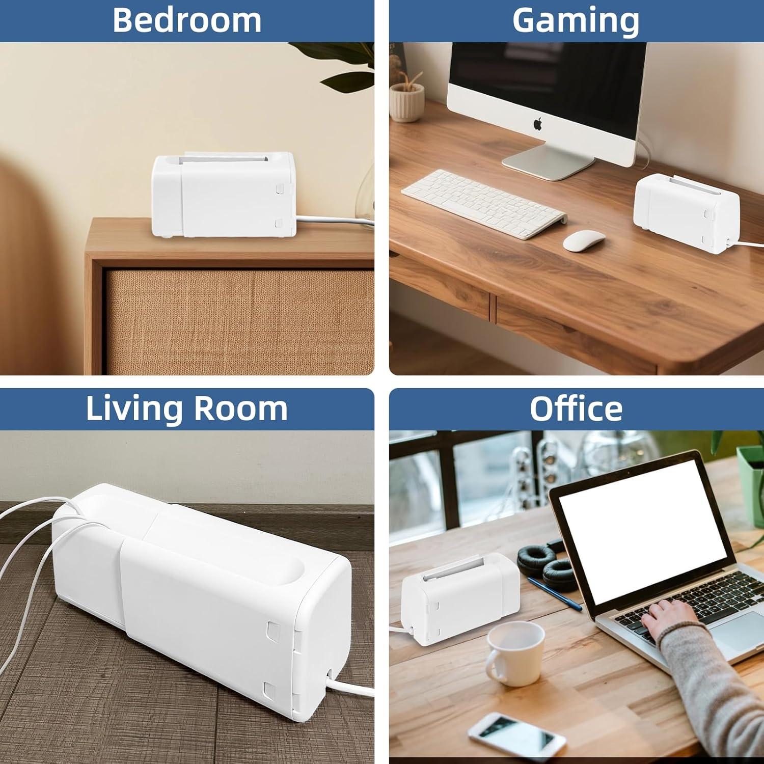 Caja de Gestión de Cables GCRQ PSBox2 Ajustable 26x14x12cm