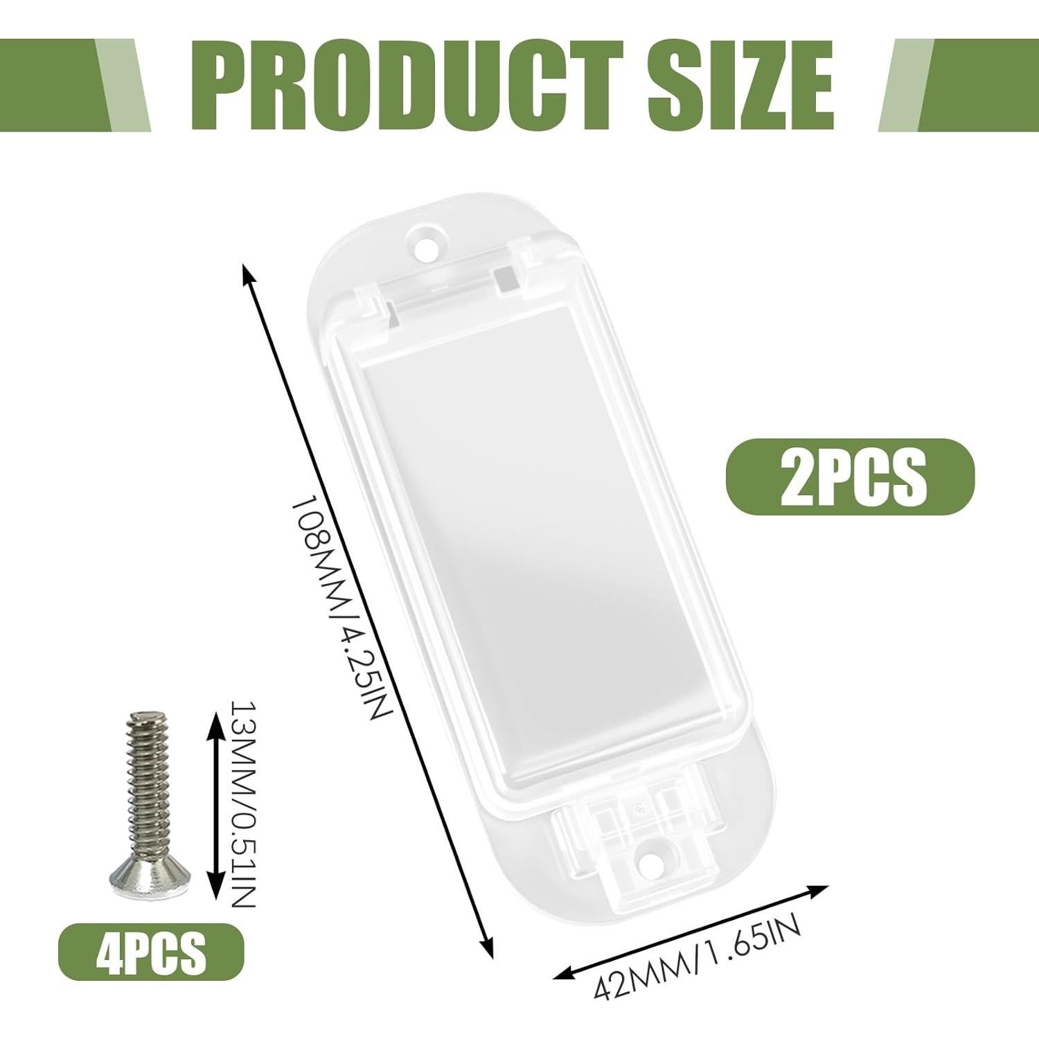 Protector de Interruptor de Luz a Prueba de Niños 2 Pcs