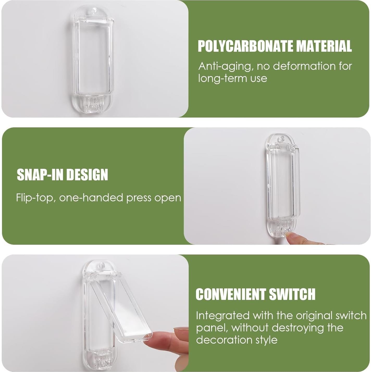 Protector de Interruptor de Luz a Prueba de Niños 2 Pcs