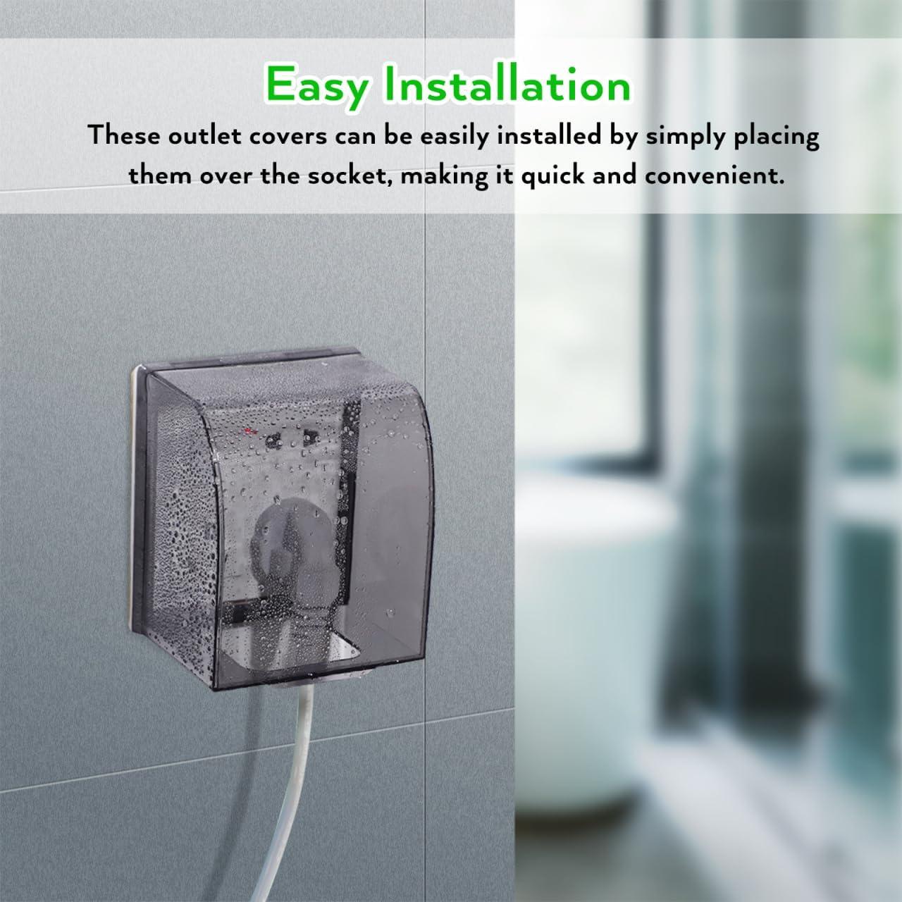 Cubierta de Enchufe Impermeable Ciieeo Tipo 86 - Protector Infantil