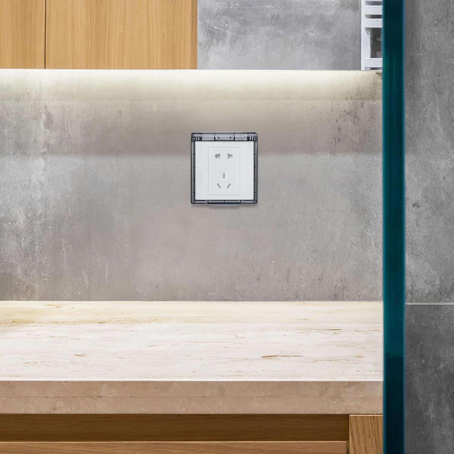 Cubierta de Enchufe Impermeable Ciieeo Tipo 86 - Protector Infantil