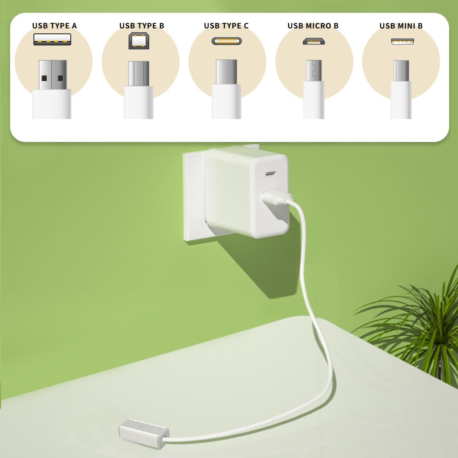 Protector de Cargador USB a Prueba de Niños Bzu - 4 Piezas