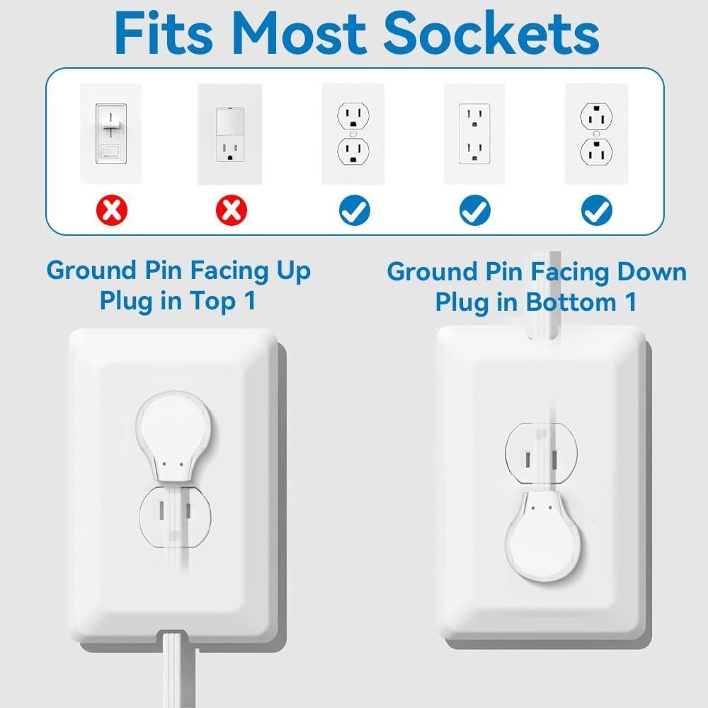 Extensor de Salida CILIA Ultra Delgado 3 Enchufes 0.91m Blanco