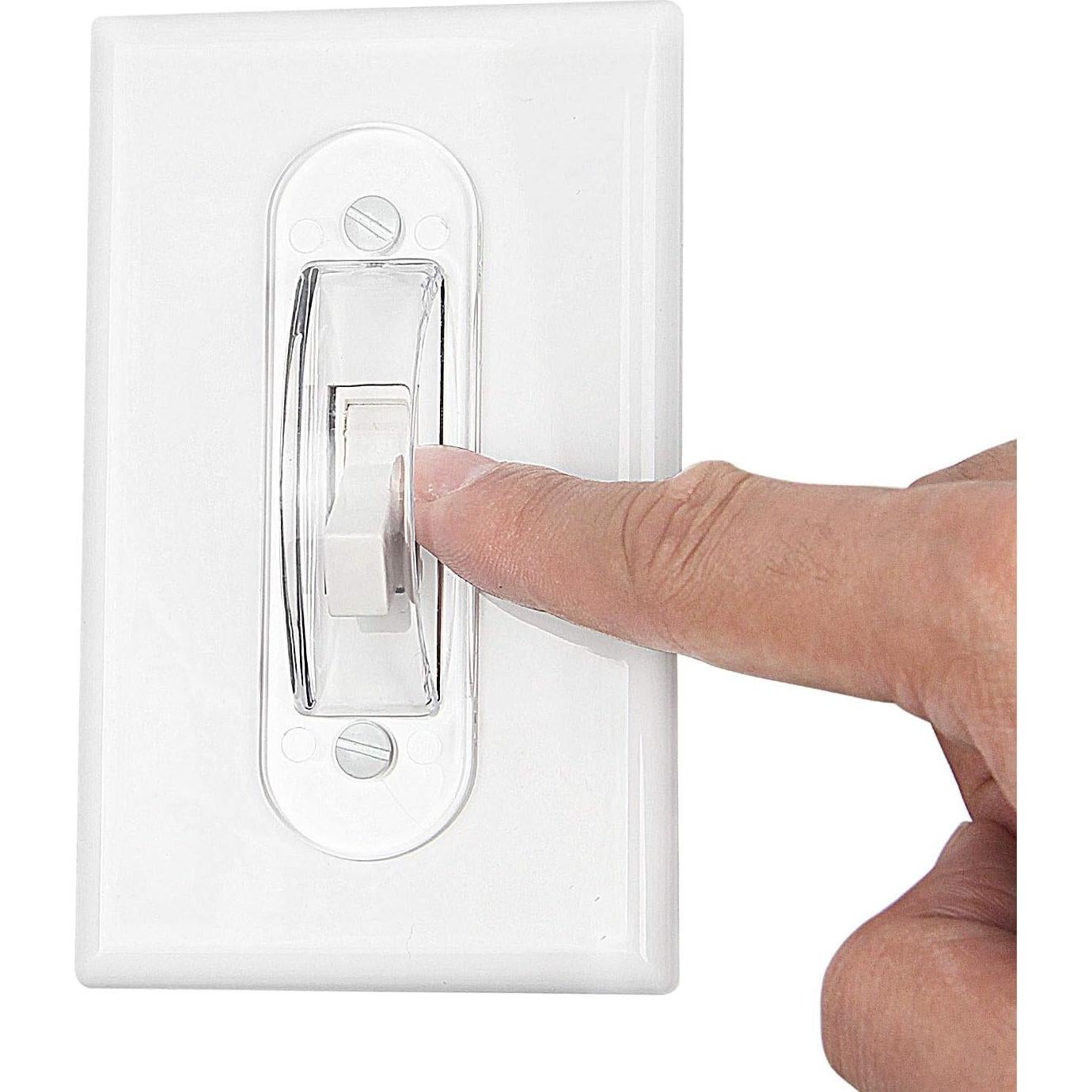 Cubiertas de Interruptores de Pared Lisol - Paquete de 4 Transparentes