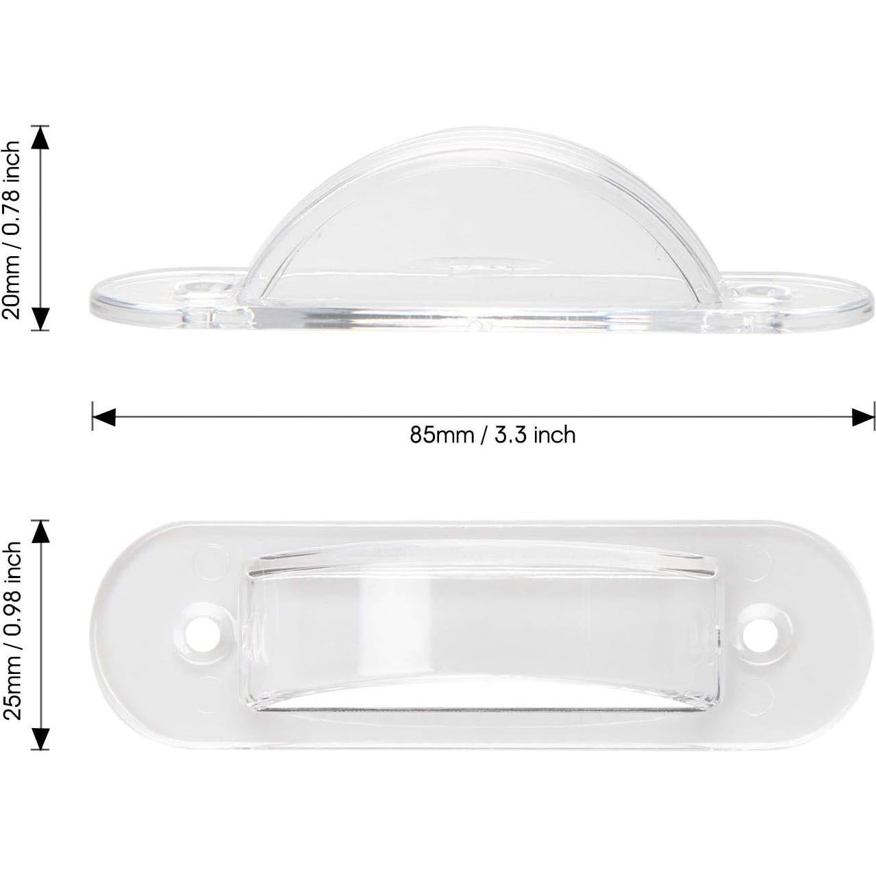 Cubiertas de Interruptores de Pared Lisol - Paquete de 4 Transparentes