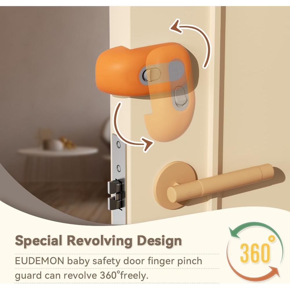 Guardián de Puerta a Prueba de Niños EUDEMON Naranja 0.085 kg