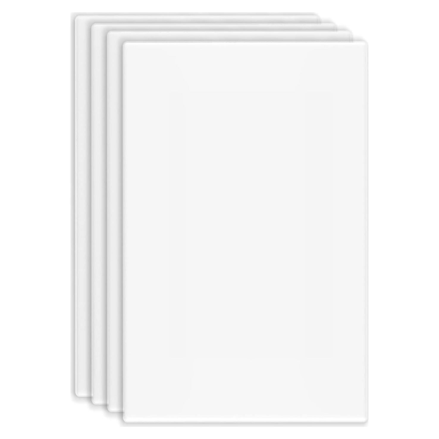 Placas de Pared Decorativas Sin Tornillos MLLIZH 1-Gang 4 Pzas