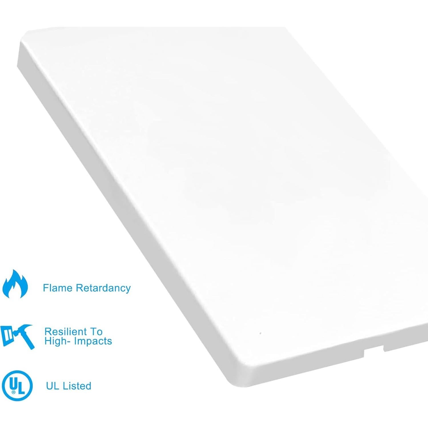 Placas de Pared Decorativas Sin Tornillos MLLIZH 1-Gang 4 Pzas