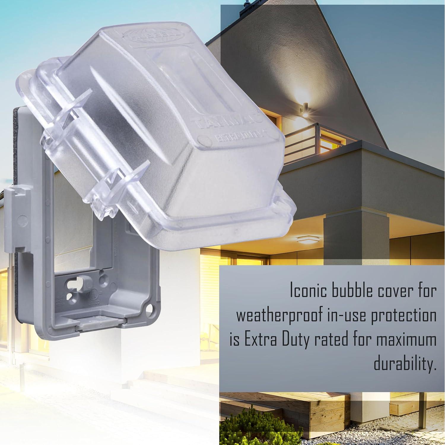 Kit Toma Corriente GFCI TayMac MKG420CS 15A Uso Extra Duro