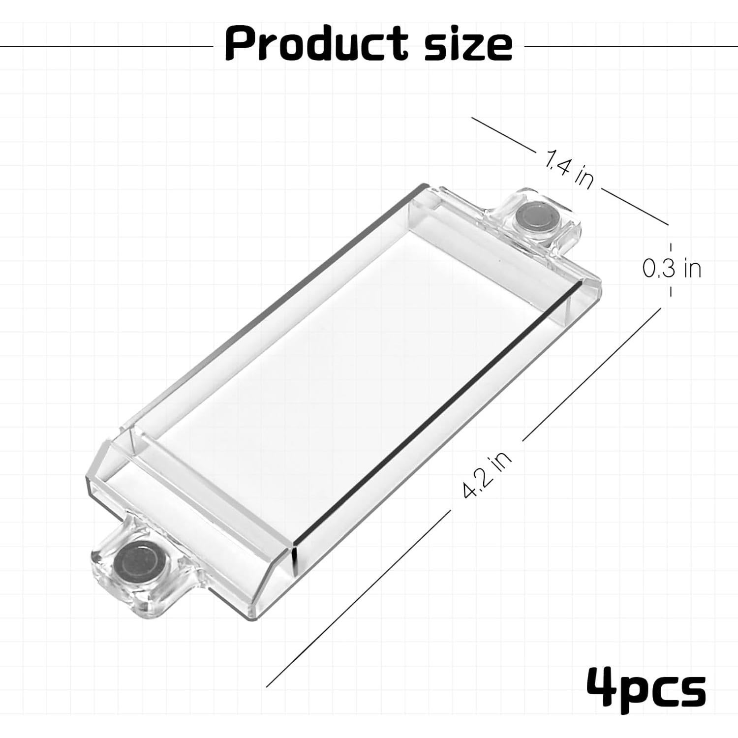 Paquete de 4 Protectores Magnéticos para Interruptor de Luz