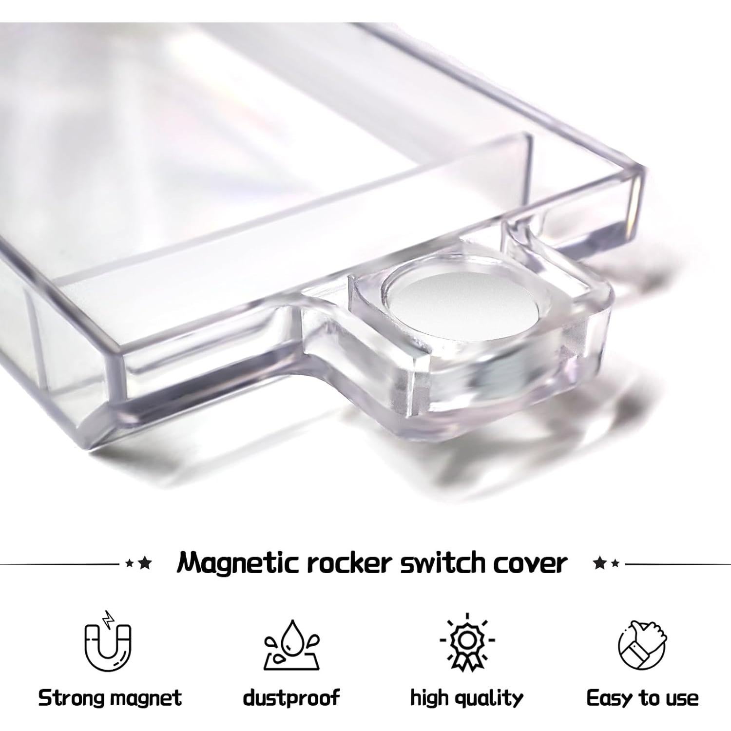 Paquete de 4 Protectores Magnéticos para Interruptor de Luz