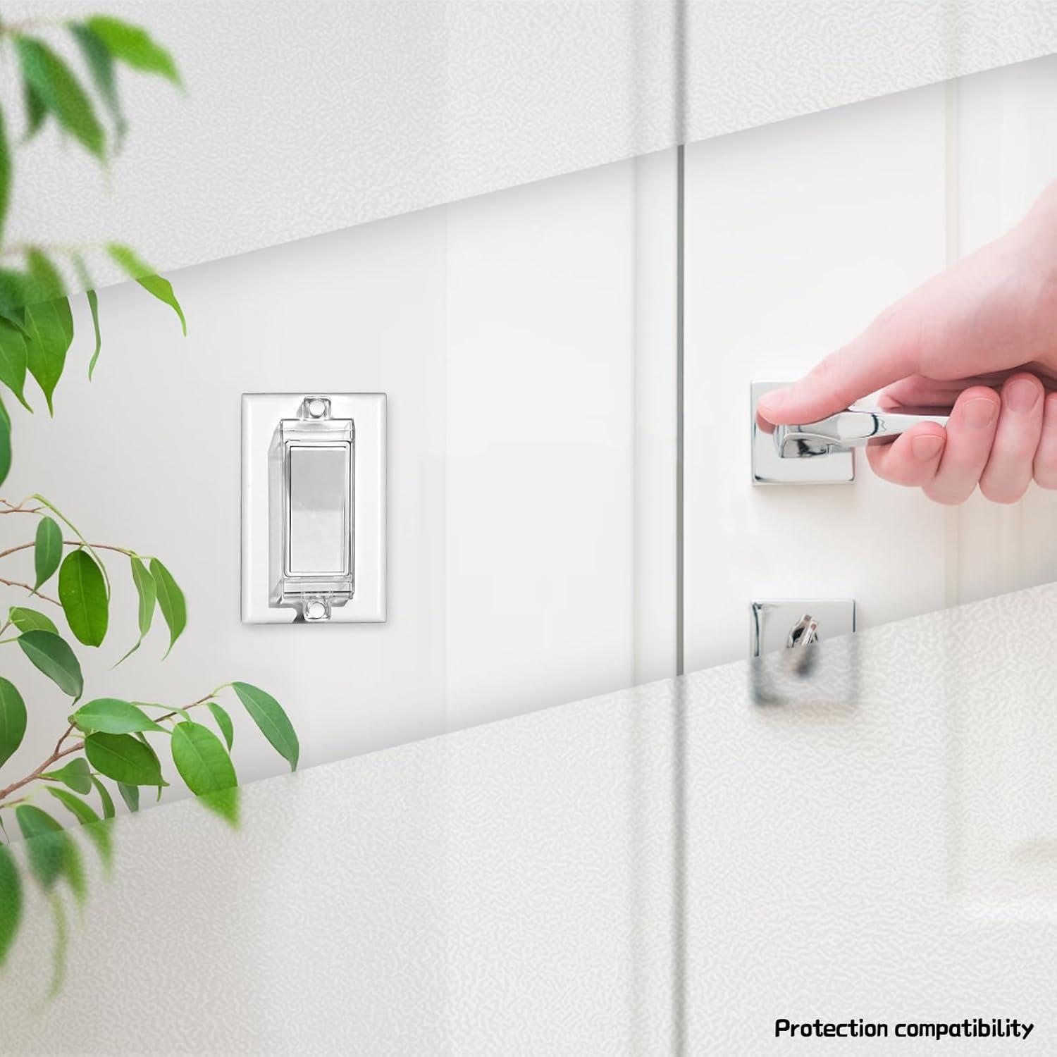 Paquete de 4 Protectores Magnéticos para Interruptor de Luz