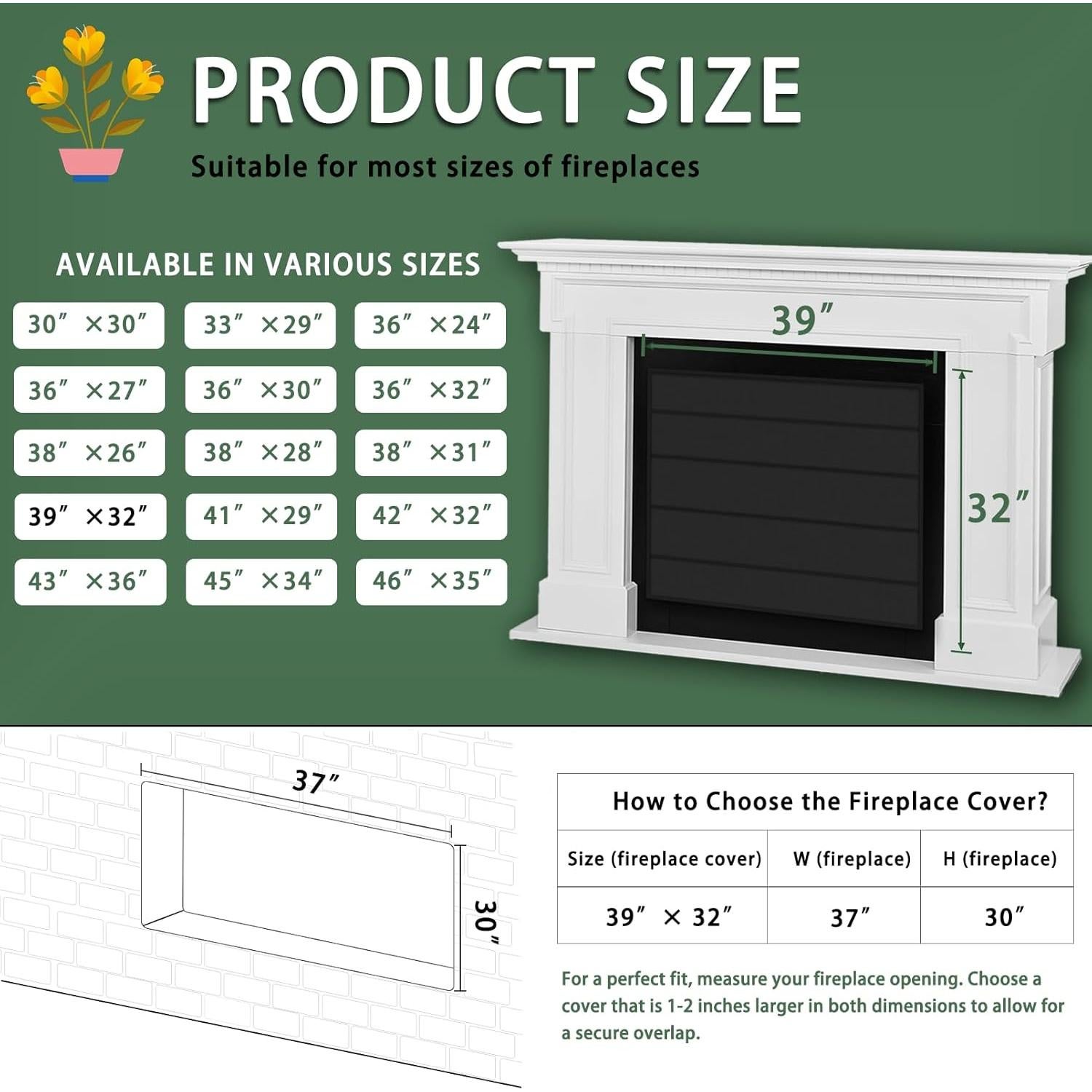 Cubierta de Chimenea JUIN a Prueba de Bebés 99x81 cm Negra