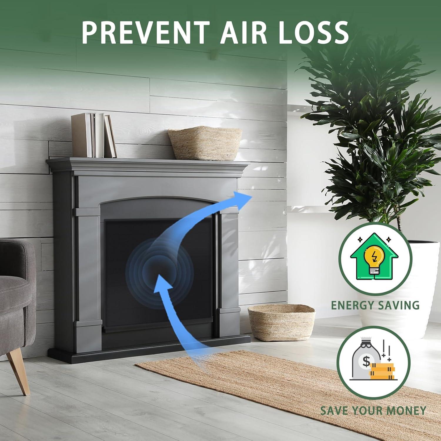 Cubierta de Chimenea JUIN a Prueba de Bebés 99x81 cm Negra