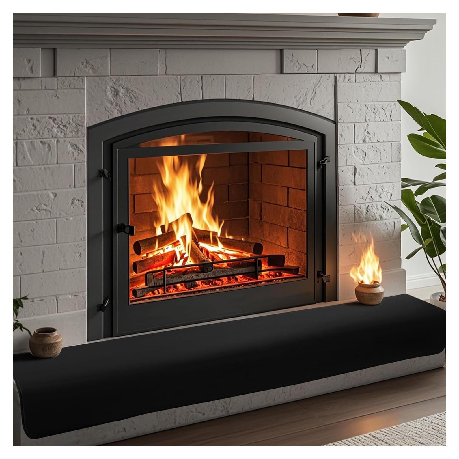 Funda de Chimenea BALAPET 90x14 in (228.6x35.6 cm) Negra
