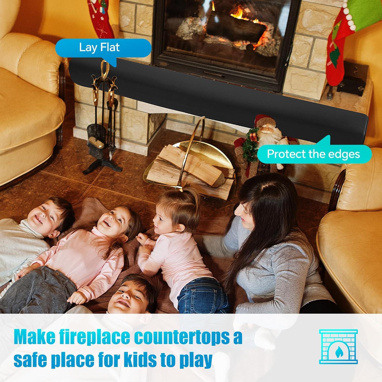 Funda de Chimenea BALAPET 90x14 in (228.6x35.6 cm) Negra