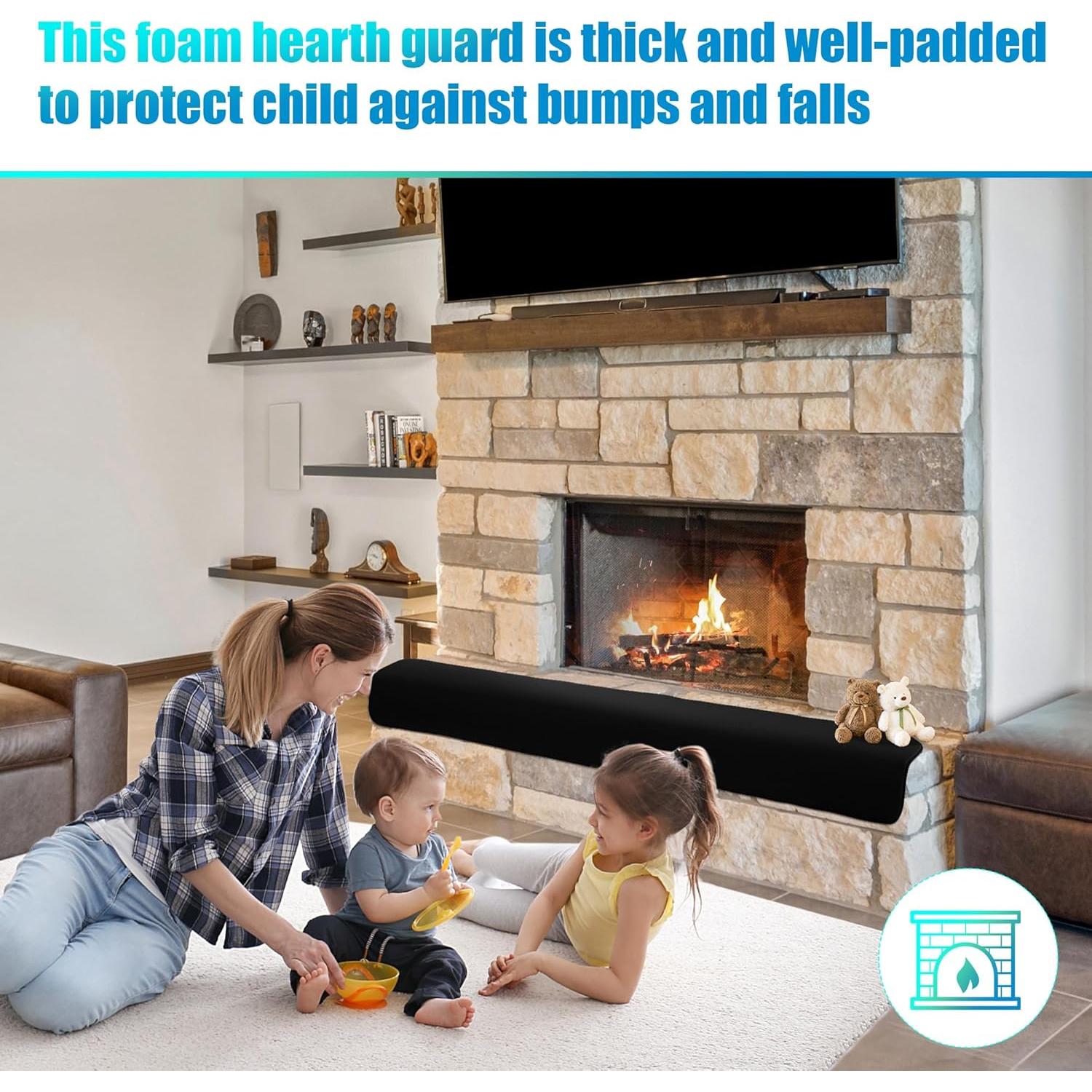 Funda de Chimenea BALAPET 90x14 in (228.6x35.6 cm) Negra