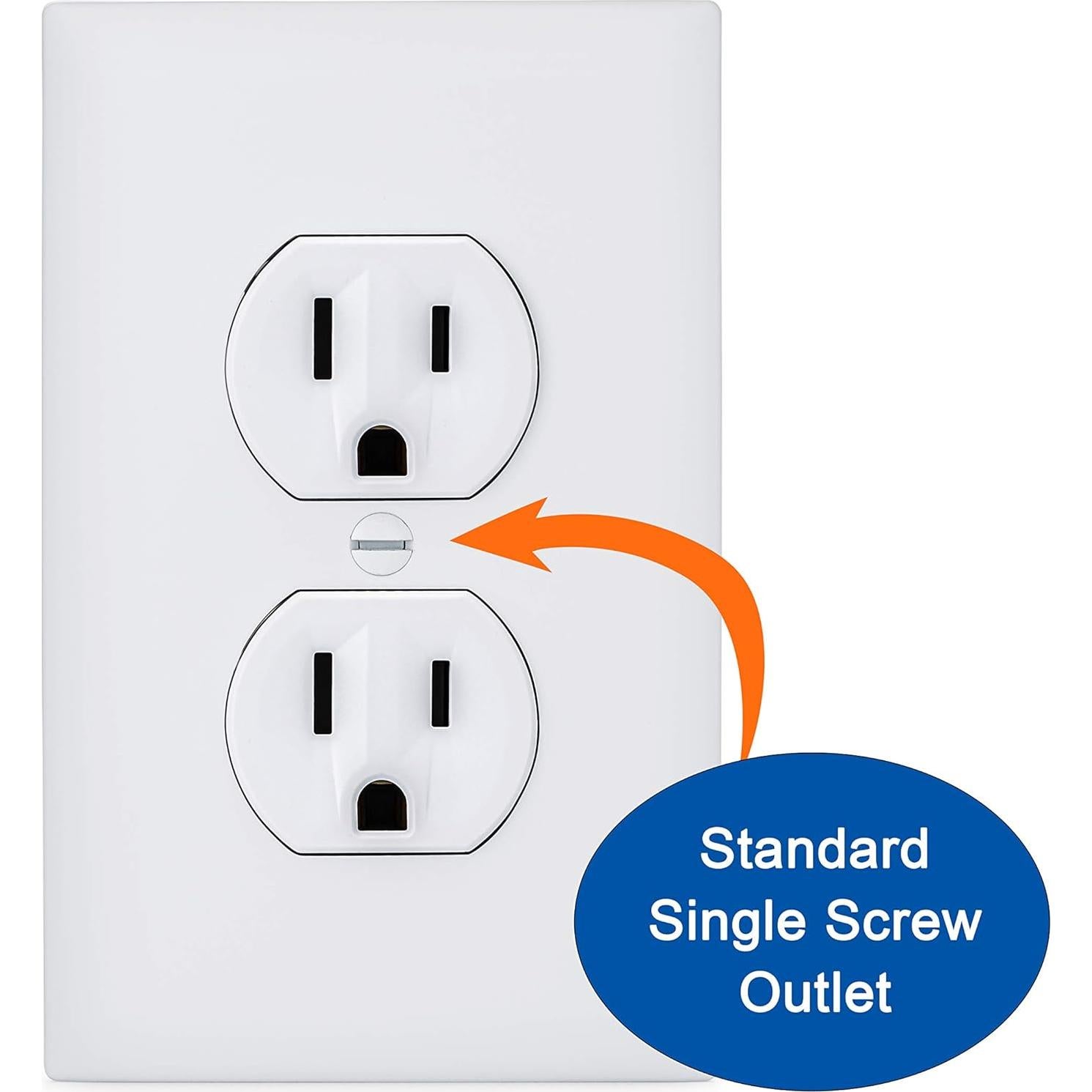 Cubiertas de enchufe automáticas Safety Innovations - 6 unidades