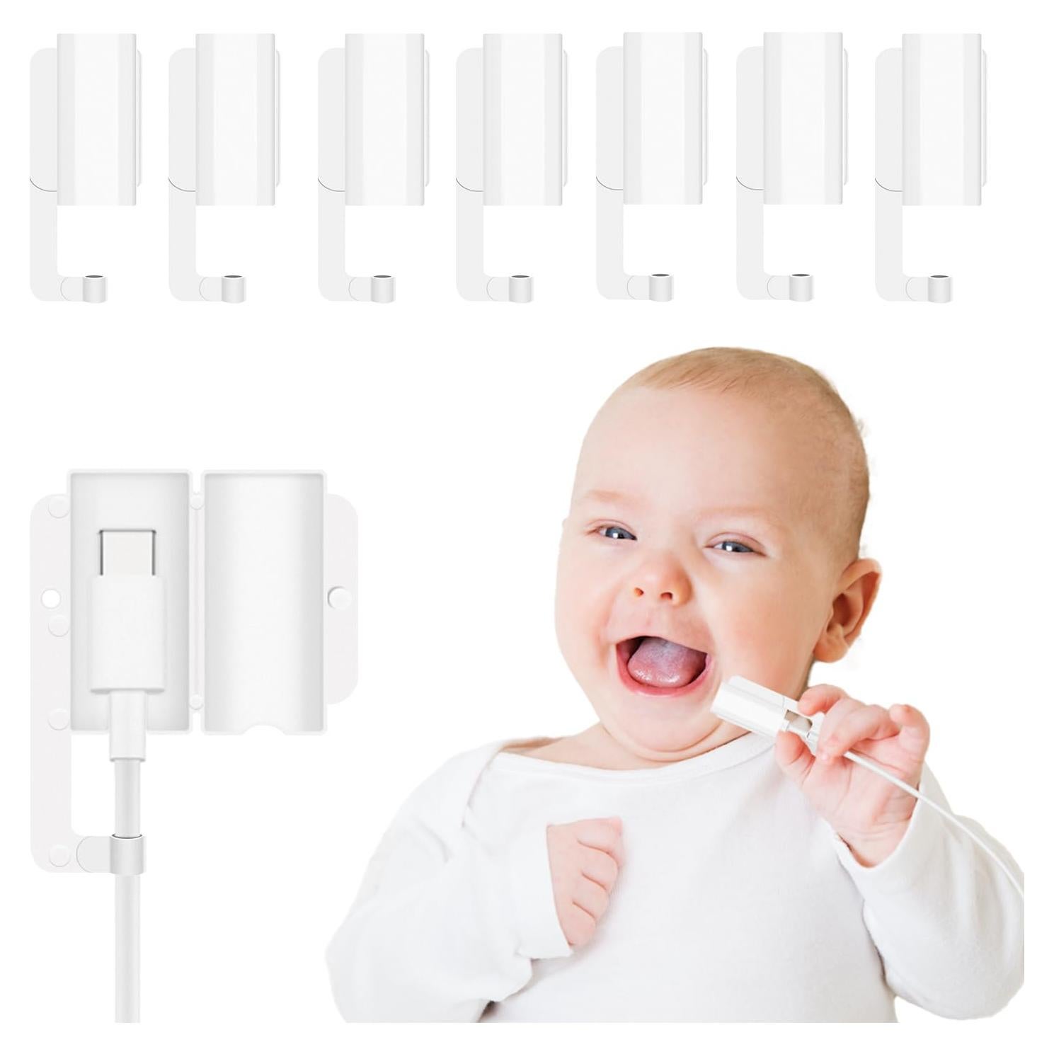 Protector de Cargador USB a Prueba de Bebés - 8 Unidades