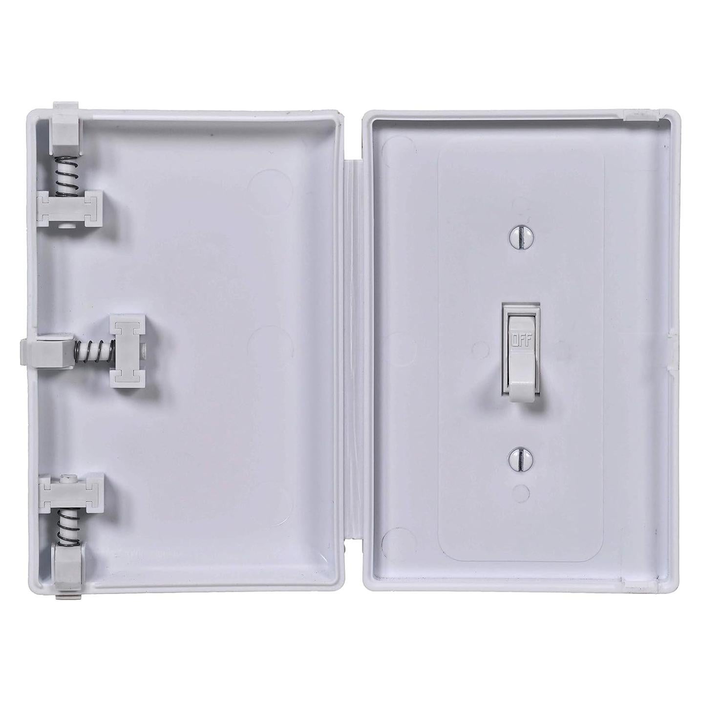 Cubierta de Seguridad Eléctrica Child Be Safe para Interruptor Blanco