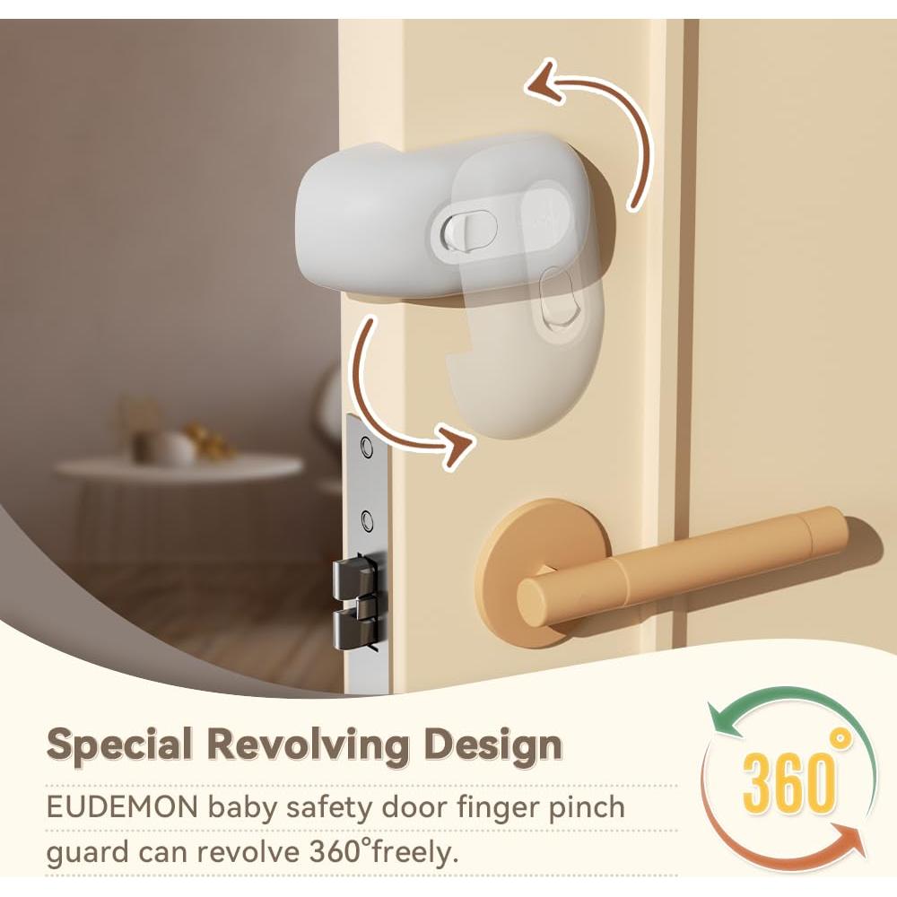Guardián de Puerta a Prueba de Niños EUDEMON Gris - Fácil Instalación