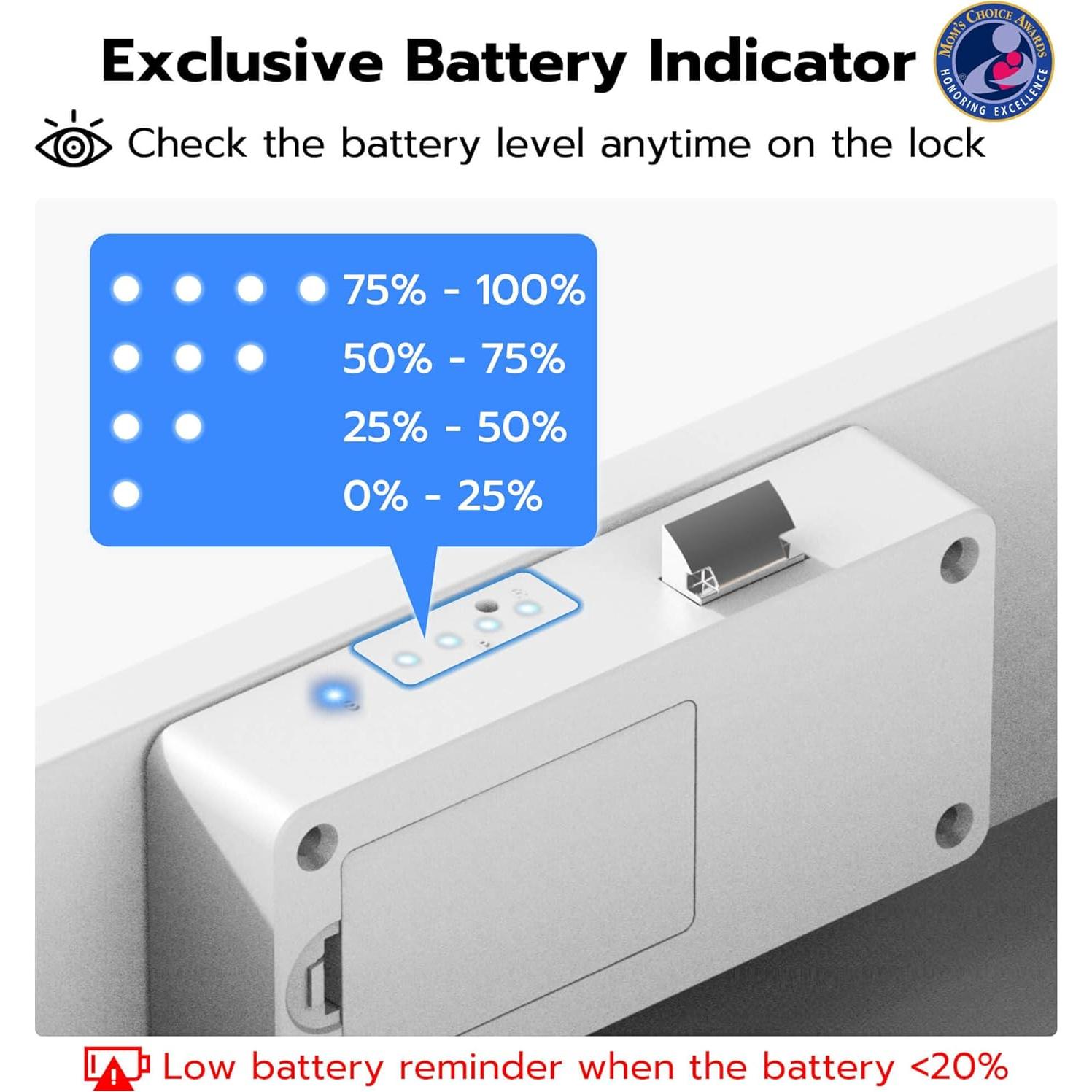 Cerradura Inteligente eLinkSmart F3BC Bluetooth RFID Blanca