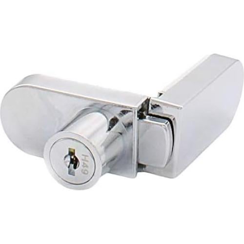 Cerradura de Vitrina CRL Cromada Sin Perforación 255CHKA