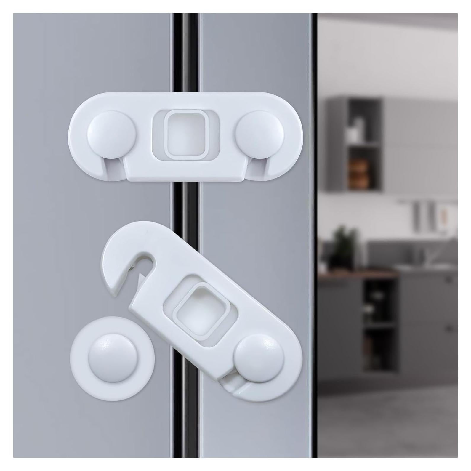 Cerradura de Nevera Uhimooi para Niños 2 Paquete Adhesivo 3M