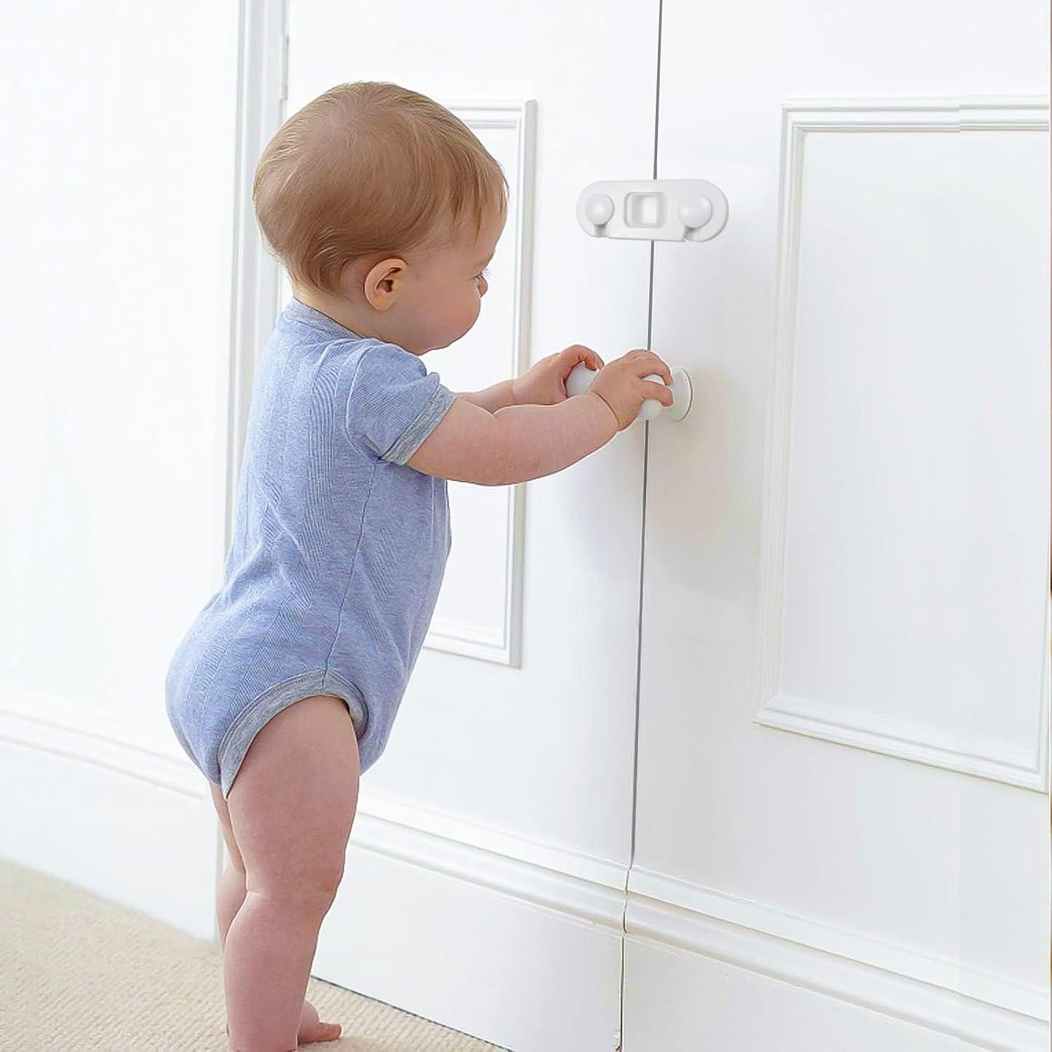 Cerradura de Nevera Uhimooi para Niños 2 Paquete Adhesivo 3M