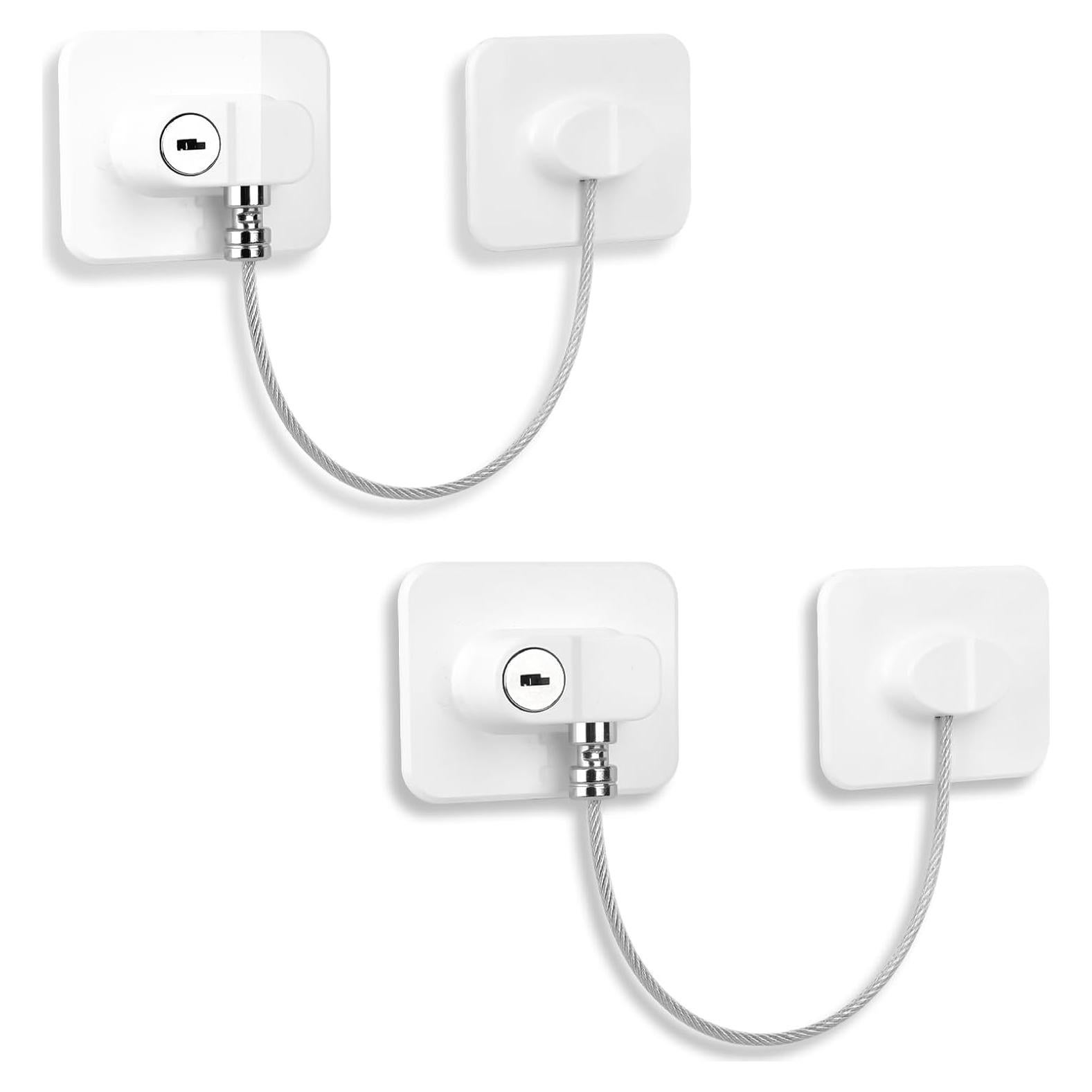 Cerradura de Refrigerador CTEOUNPT LOCK-YSS Blanca 2 Piezas