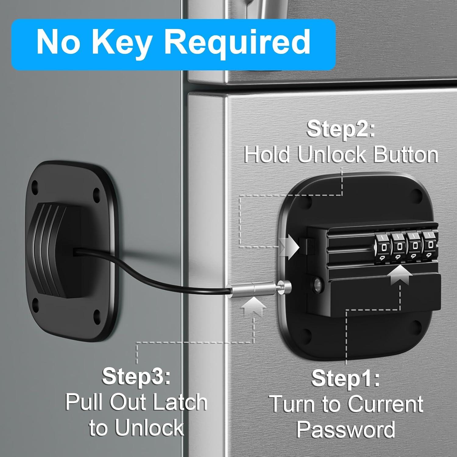 Cerradura de Combinación Teraves para Refrigerador y Congelador