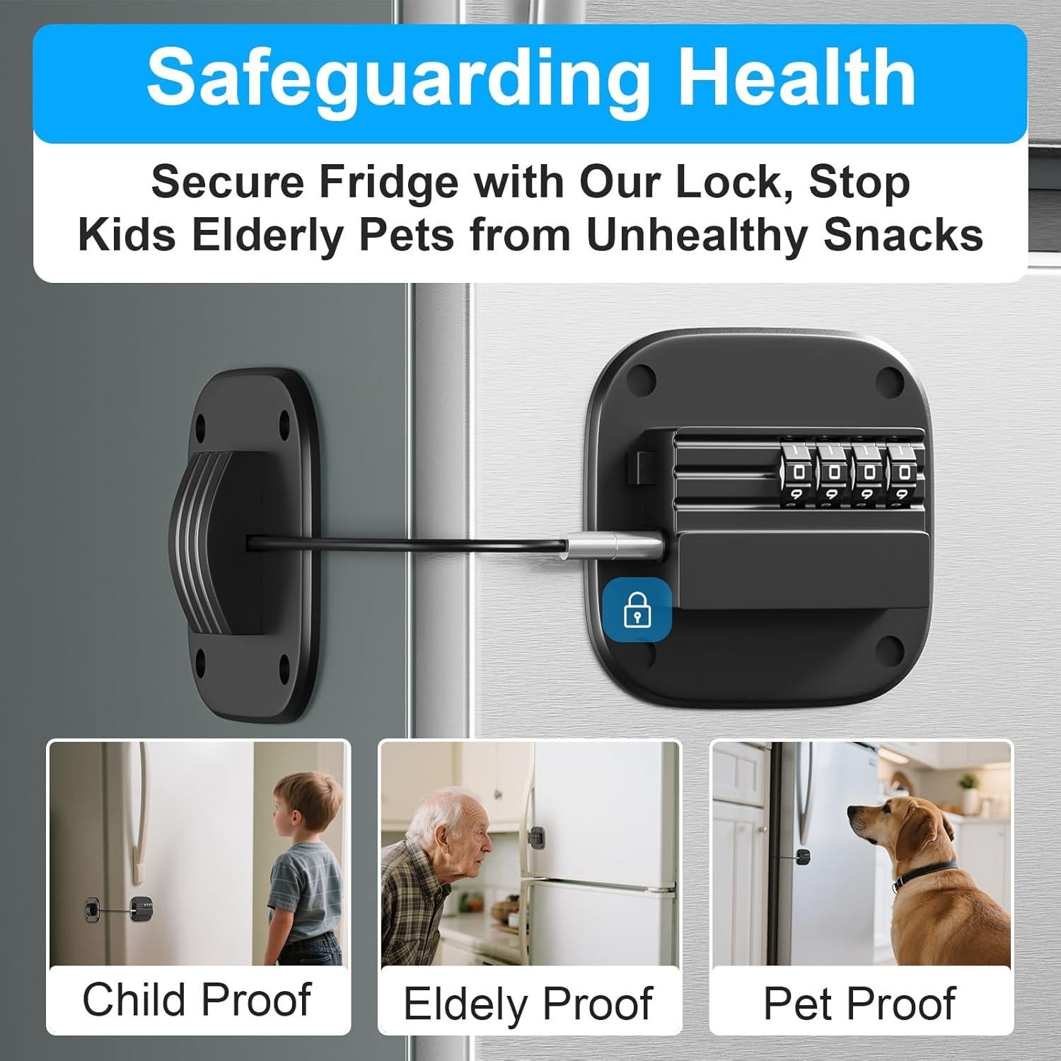 Cerradura de Combinación Teraves para Refrigerador y Congelador