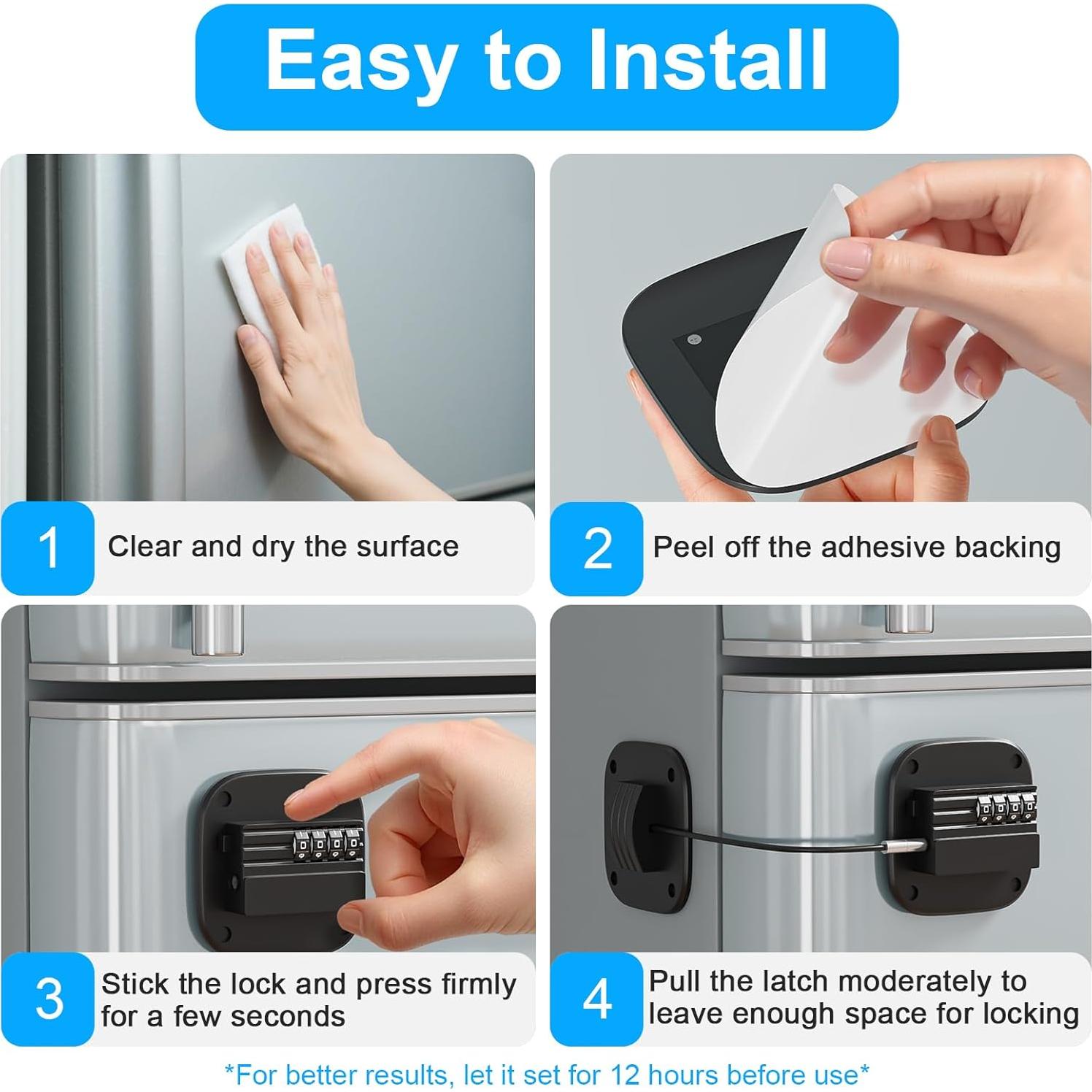 Cerradura de Combinación Teraves para Refrigerador y Congelador