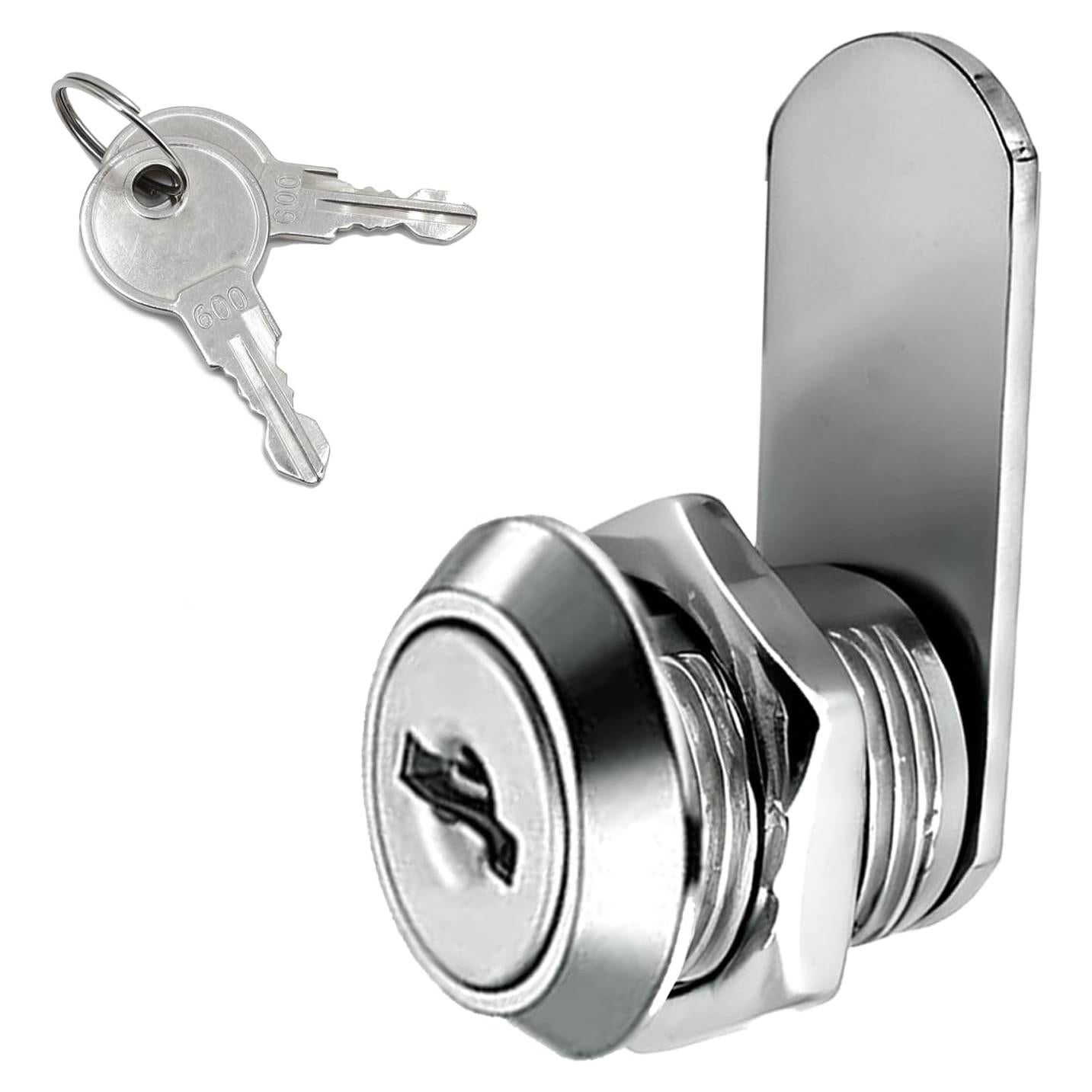 Cerradura de Gabinete MZCR-NNML 16mm con 4 Llaves Igual