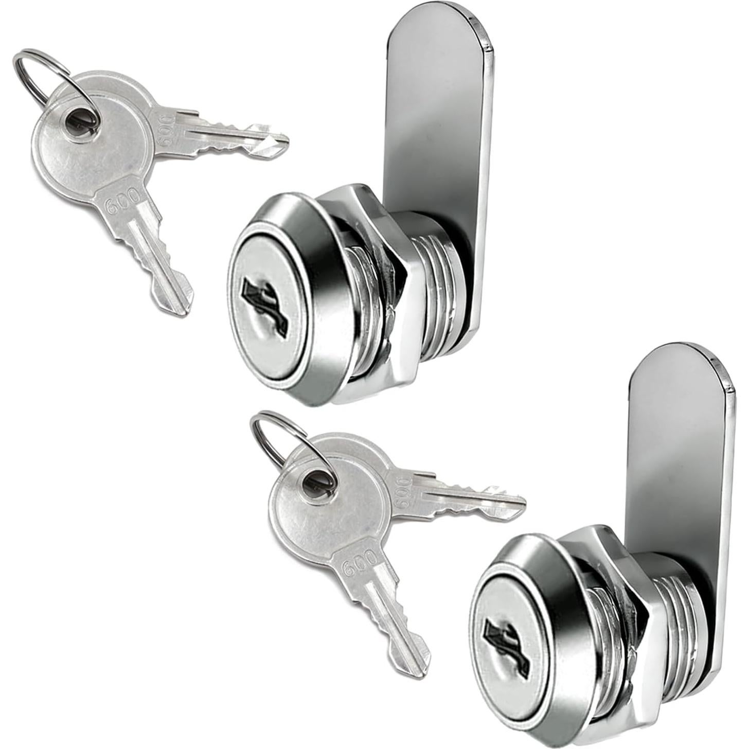 Cerradura de Gabinete MZCR-NNML 16mm con 4 Llaves Igual