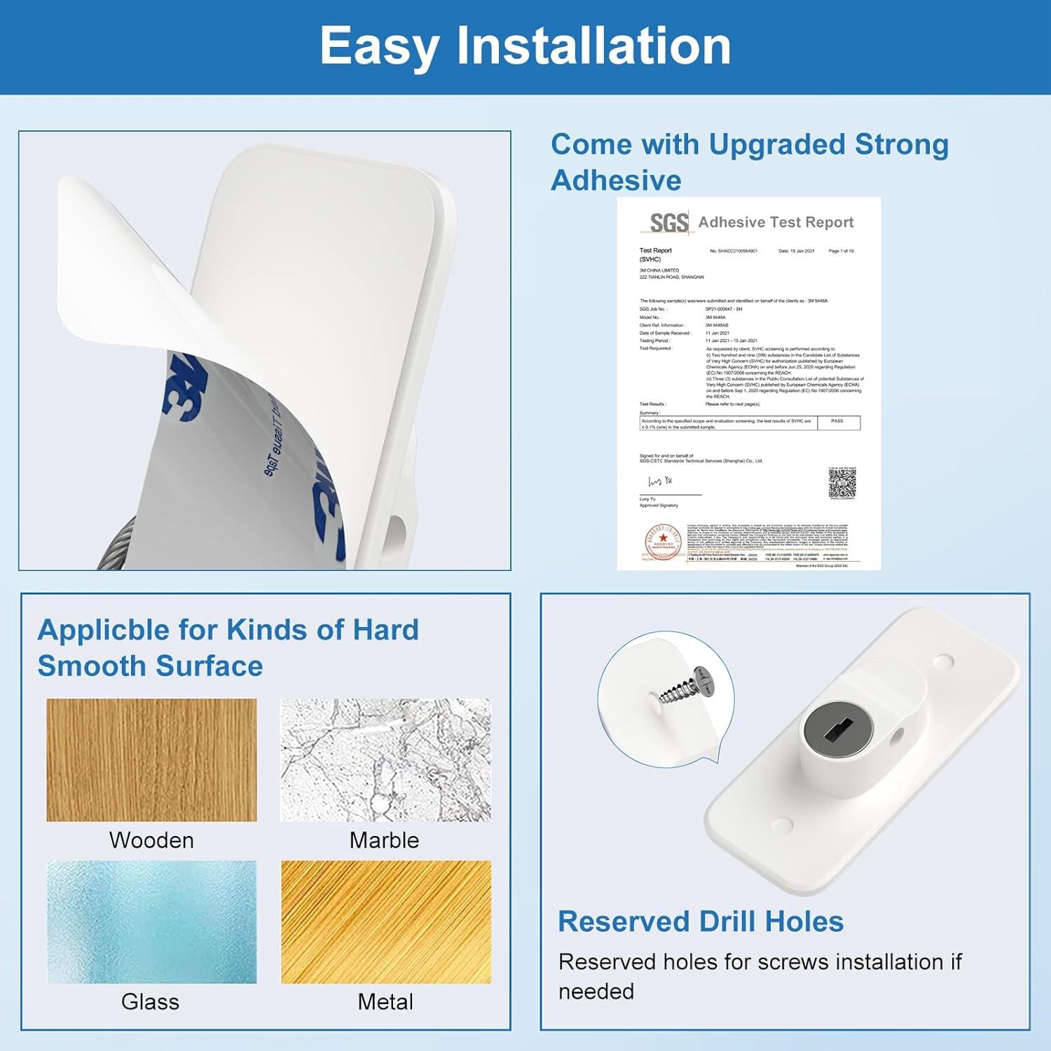 Cerraduras de Refrigerador AOSITE para Niños 2 Pack Blanco