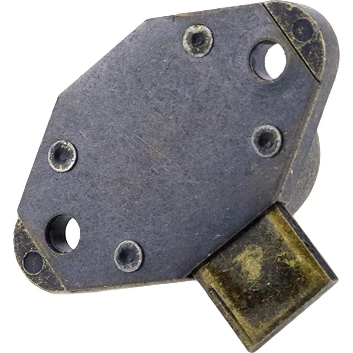 Cerradura de Gabinete Chinflly Bronce Antiguo 52x34mm