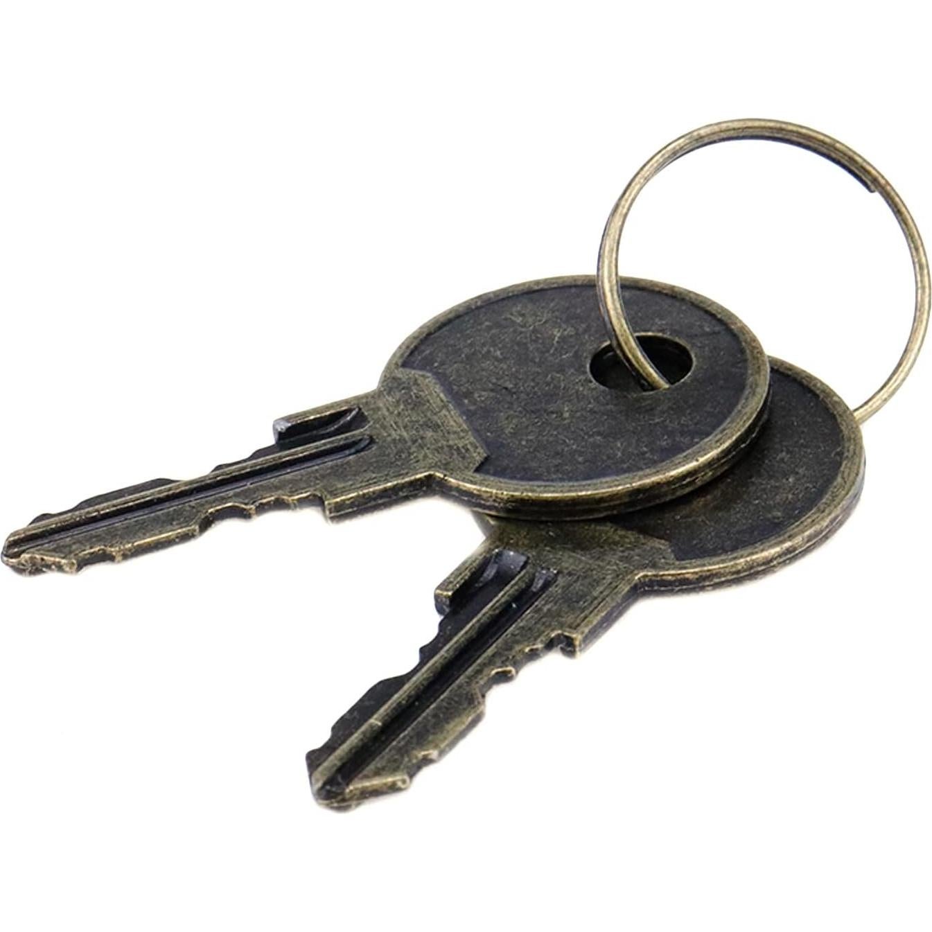 Cerradura de Gabinete Chinflly Bronce Antiguo 52x34mm