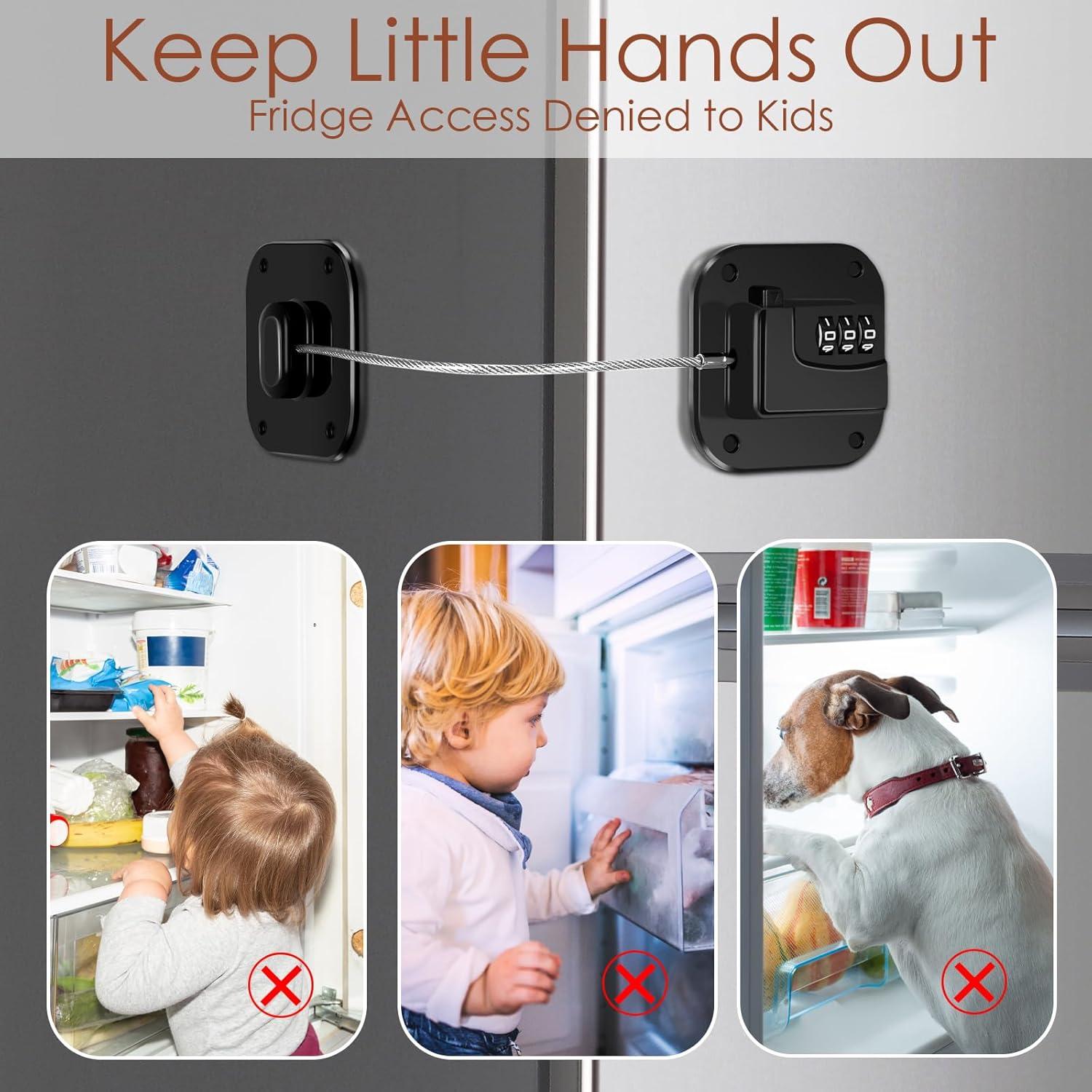 Cerradura de Refrigerador Himake FQ1 Combinación 2 Paquete